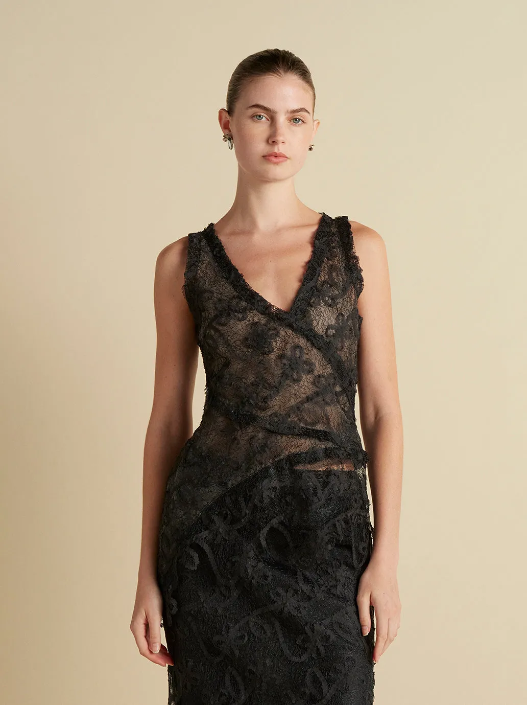 Lace Patchwork Top sold by Marina Moscone