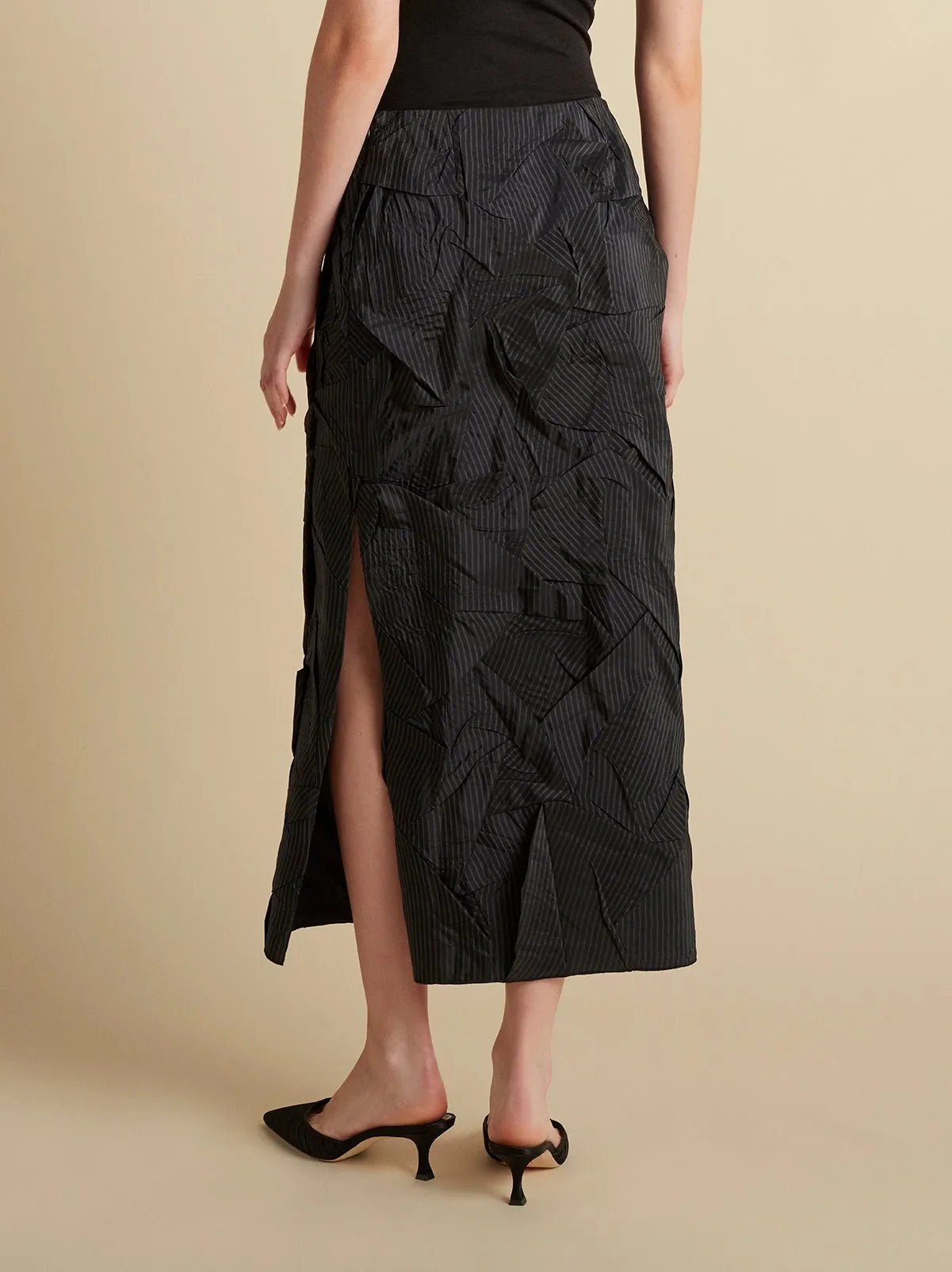 Crushed Pinstripe Tubino sold by Marina Moscone product image thumbnail 5