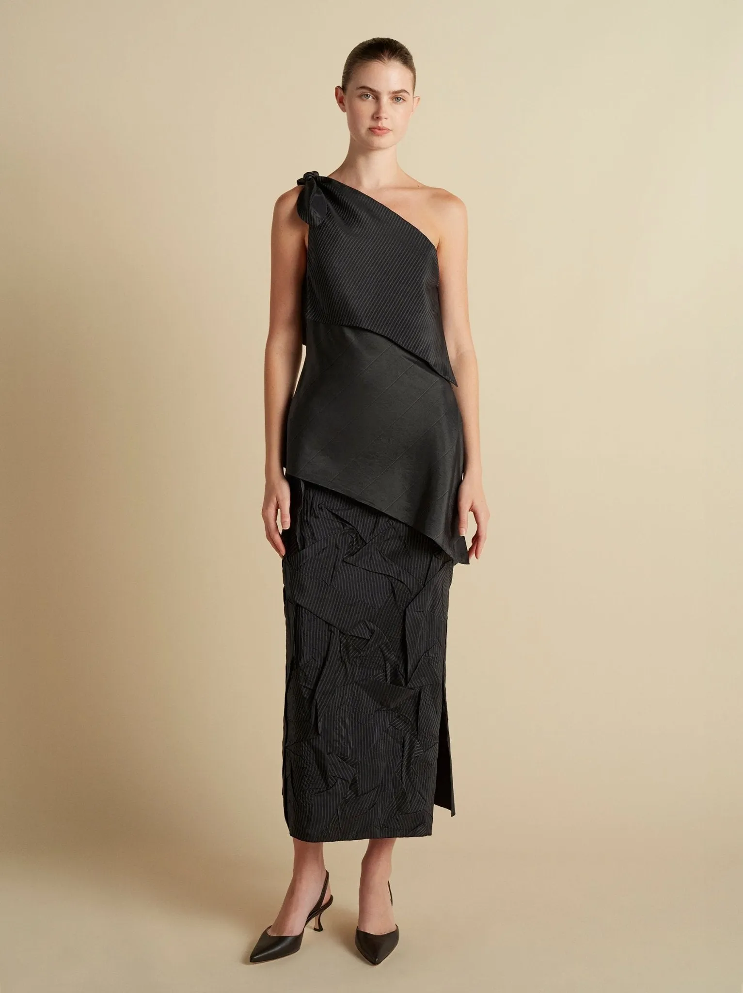 Crushed Pinstripe Tubino sold by Marina Moscone product image thumbnail 2