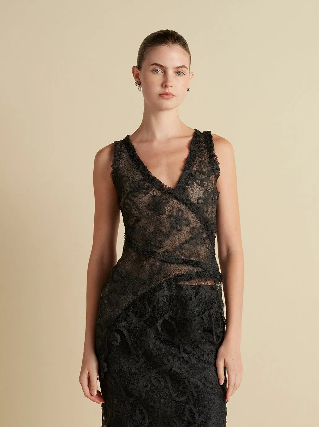 Lace Patchwork Top sold by Marina Moscone