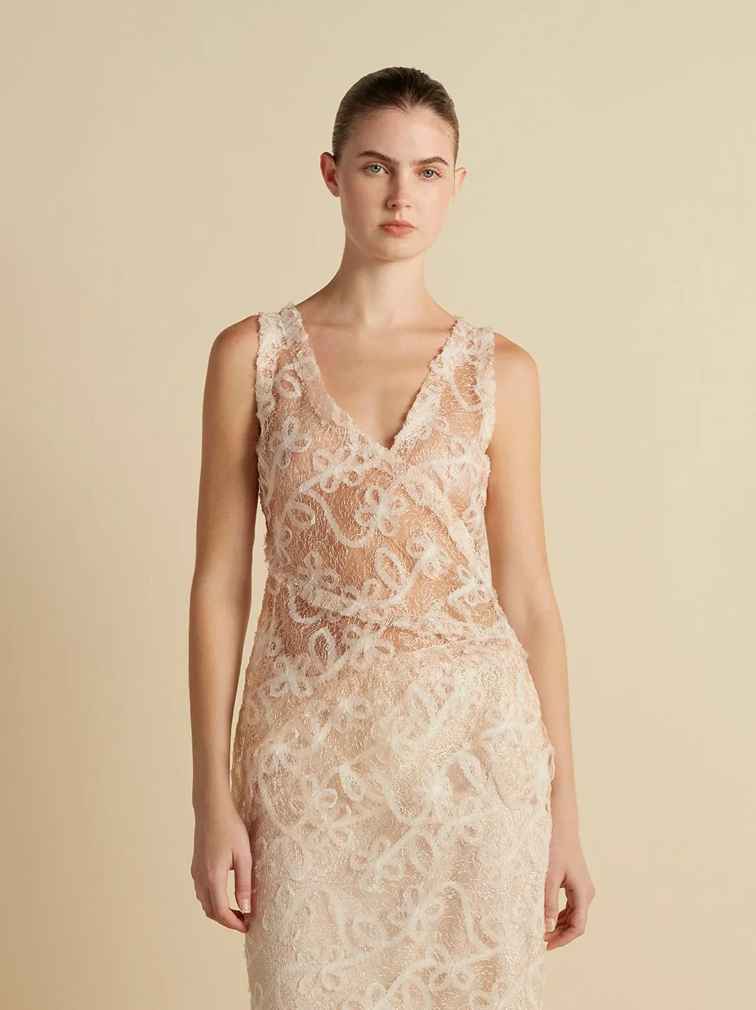 Lace Patchwork Top sold by Marina Moscone