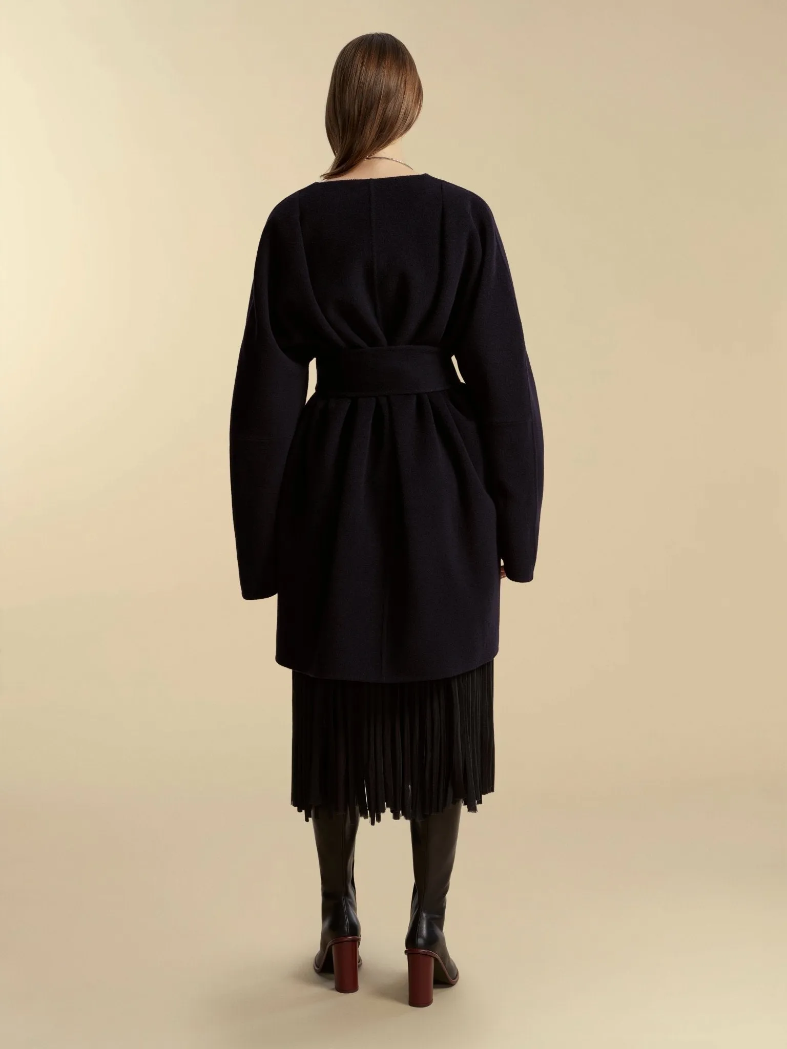 Double Faced Wool Cocoon Coat sold by Marina Moscone product image thumbnail 2