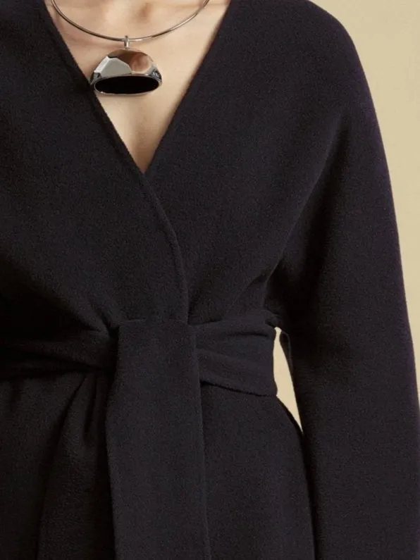 Double Faced Wool Cocoon Coat sold by Marina Moscone product image thumbnail 3