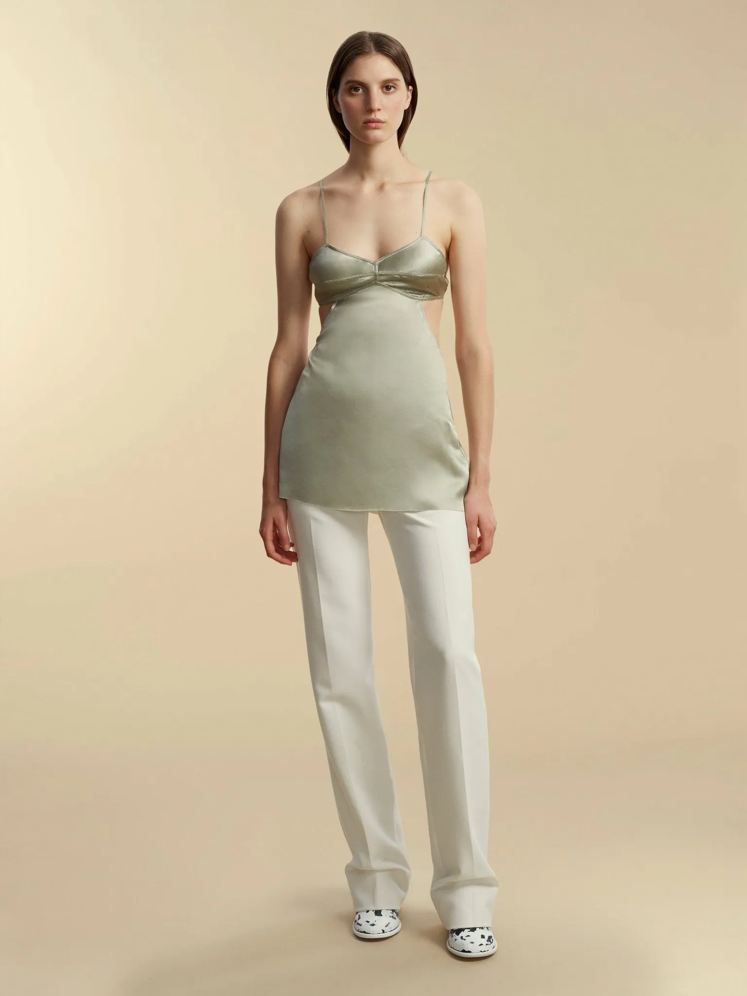 Open Back Silk Camisole sold by Marina Moscone product image thumbnail 4