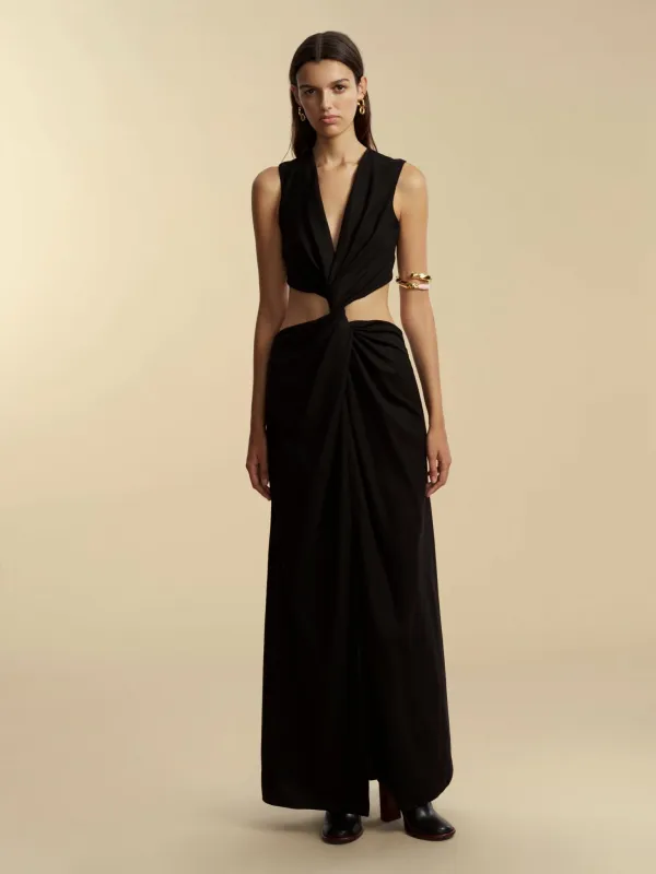 Lightweight Wool Twist Dress sold by Marina Moscone