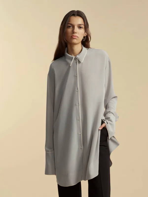 Alex Shirt with Piping sold by Marina Moscone