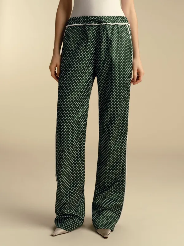 Drawstring Satin Twill Pant sold by Marina Moscone