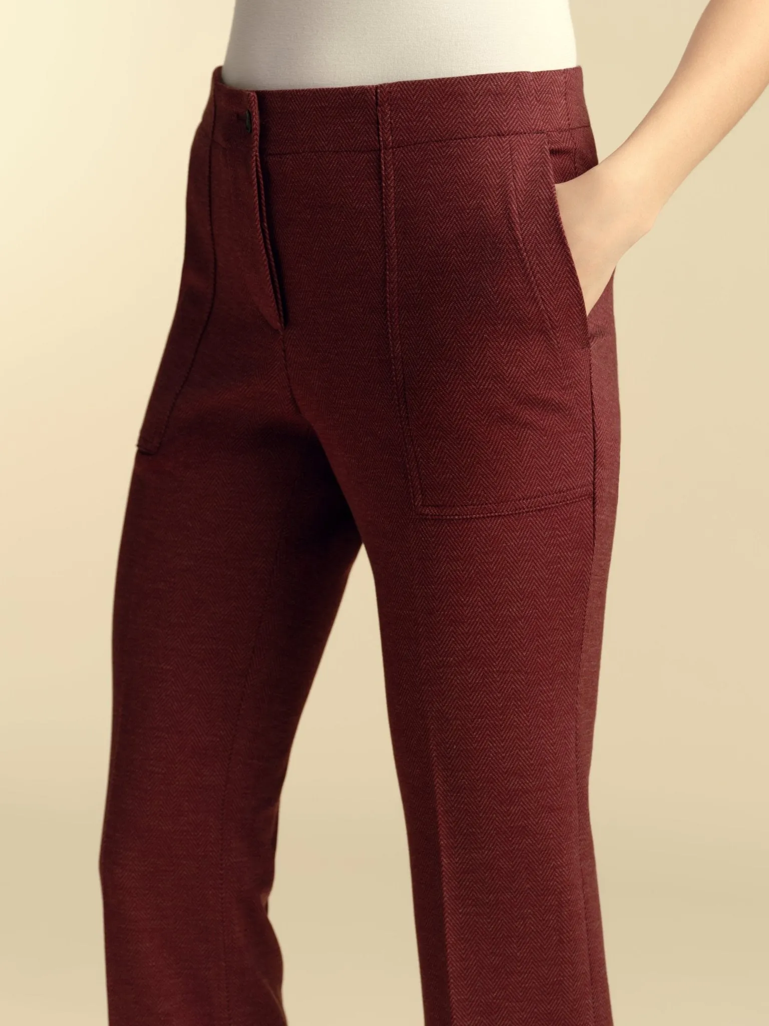 Jersey Mouline Lounge Pant sold by Marina Moscone product image thumbnail 2