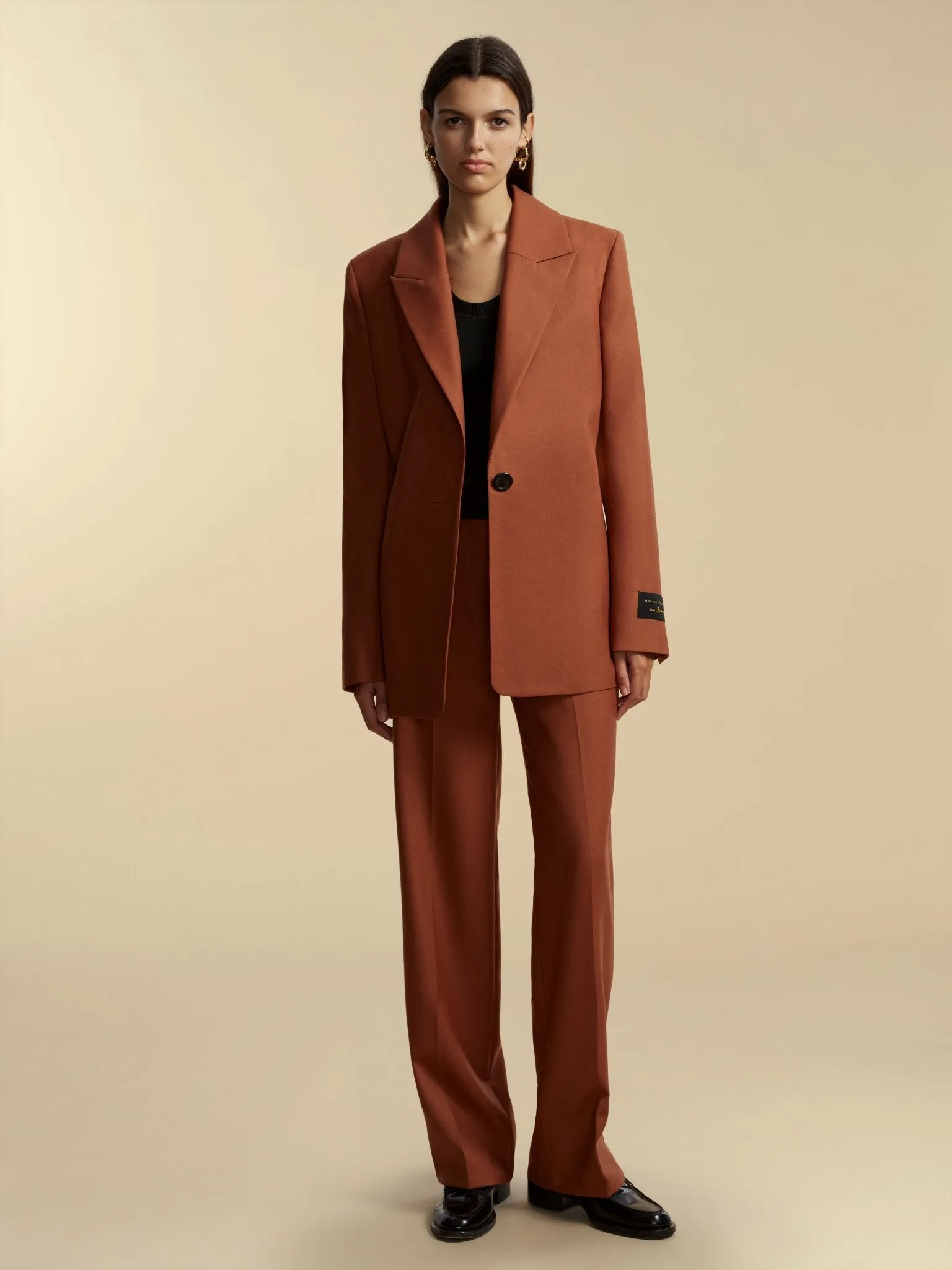 Slim Boyfriend Blazer sold by Marina Moscone product image thumbnail 3