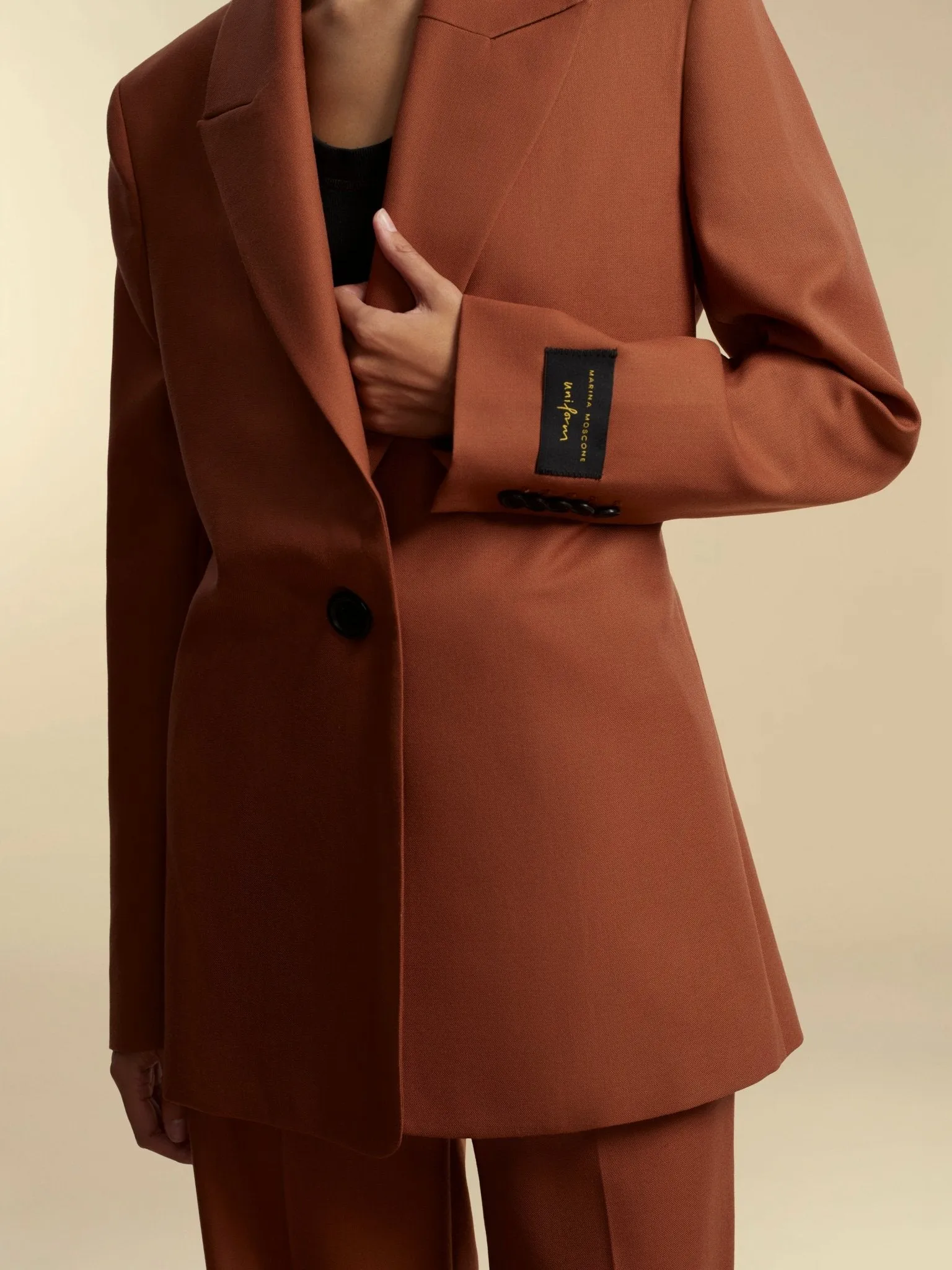 Slim Boyfriend Blazer sold by Marina Moscone product image thumbnail 2