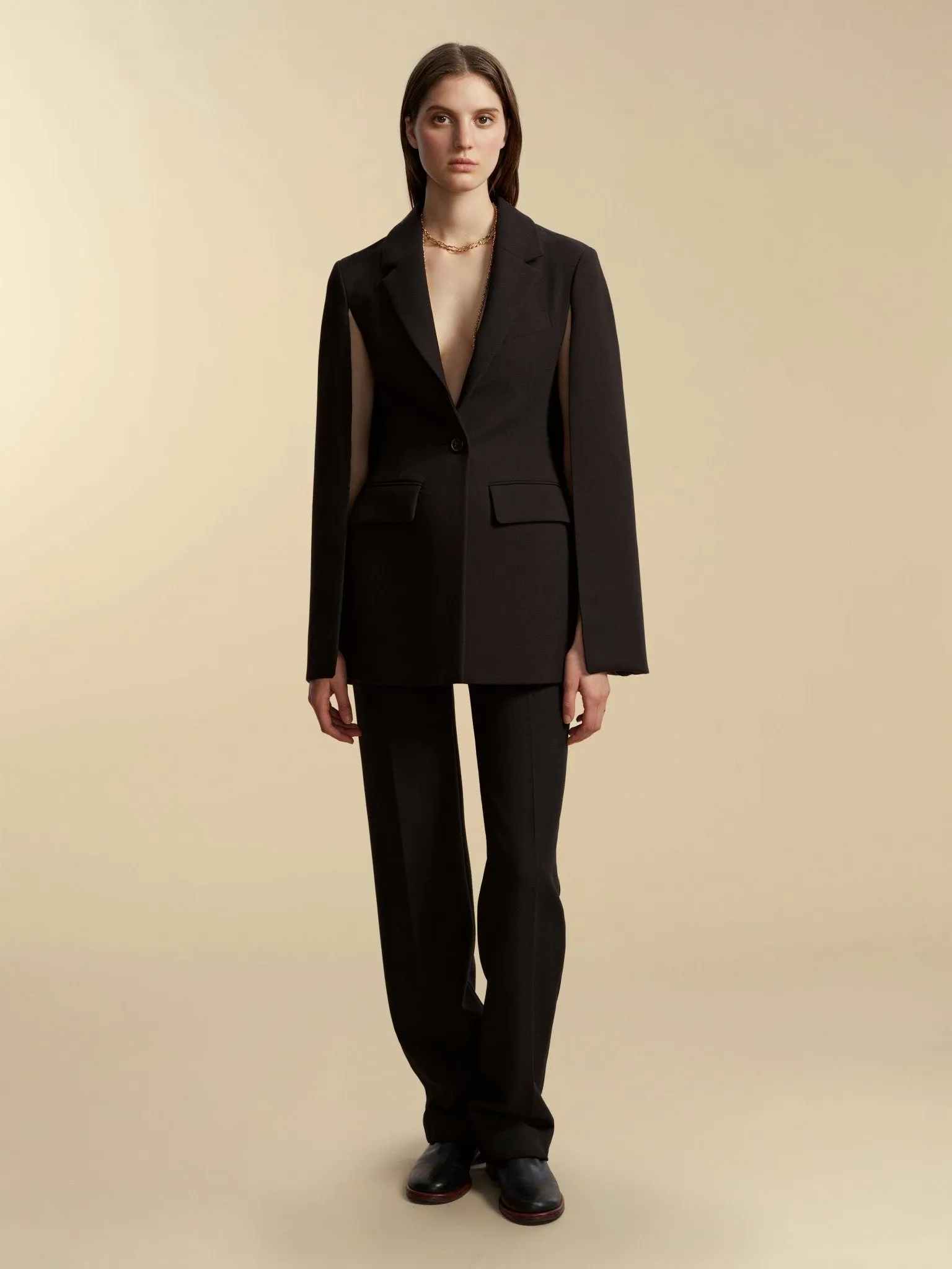 Tailored Slim Trouser sold by Marina Moscone product image thumbnail 3