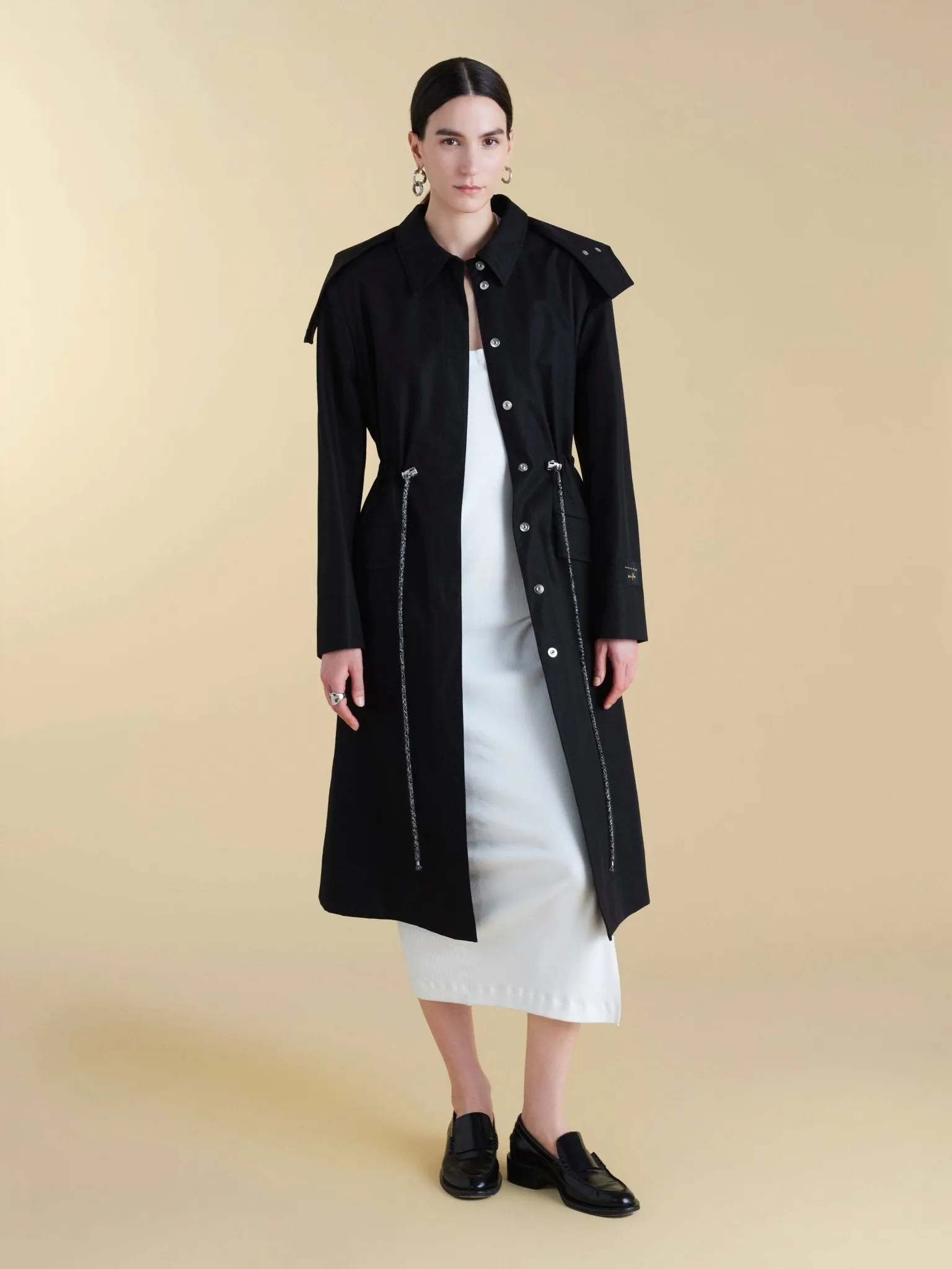 Cotton Canvas Windbreaker sold by Marina Moscone product image thumbnail 4