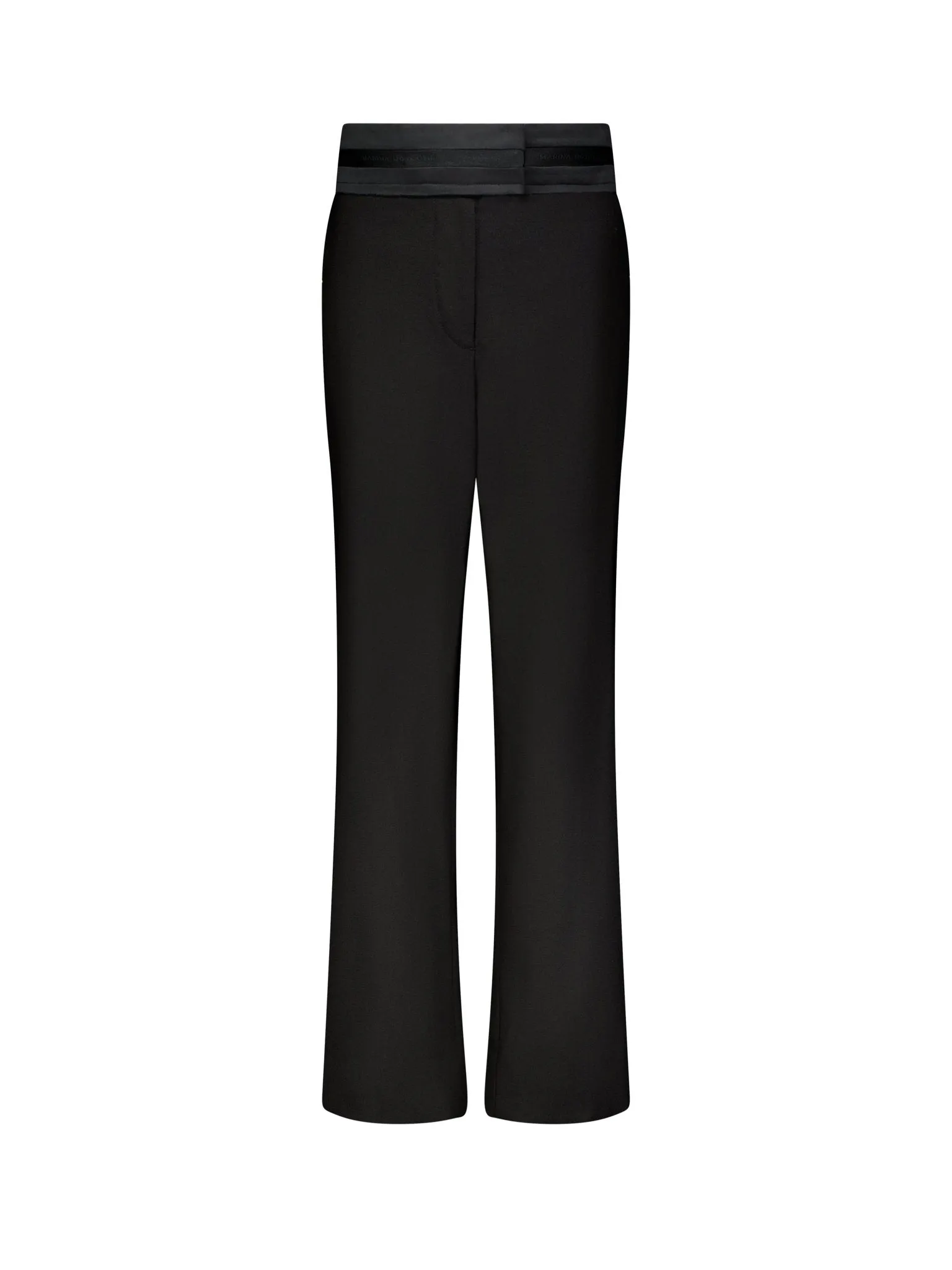Relaxed Wool Trouser with Raw Edge Detail sold by Marina Moscone product image thumbnail 4
