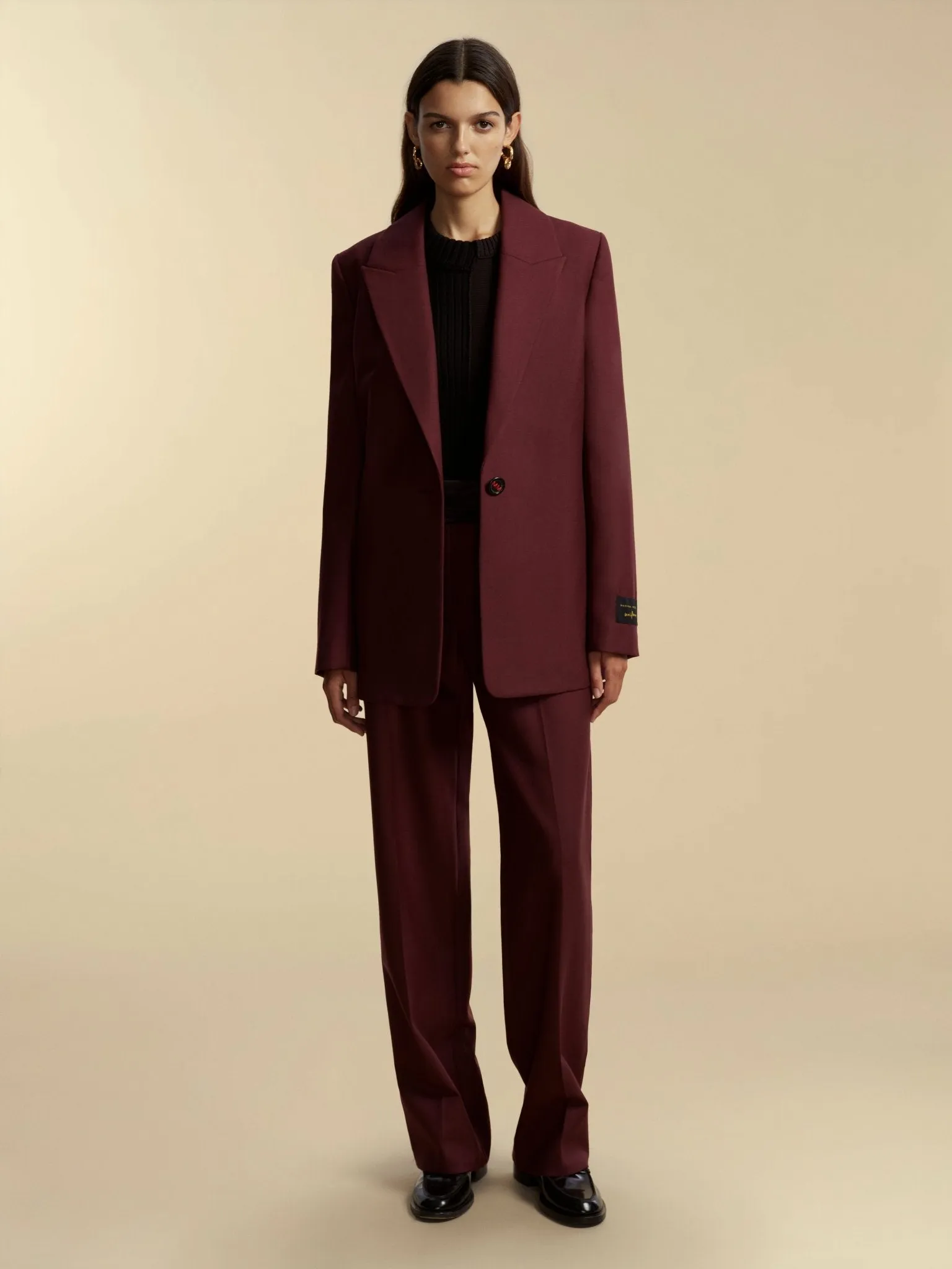 Slim Boyfriend Blazer sold by Marina Moscone product image thumbnail 4