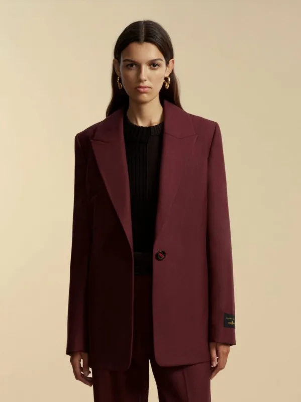 Slim Boyfriend Blazer made by Marina Moscone