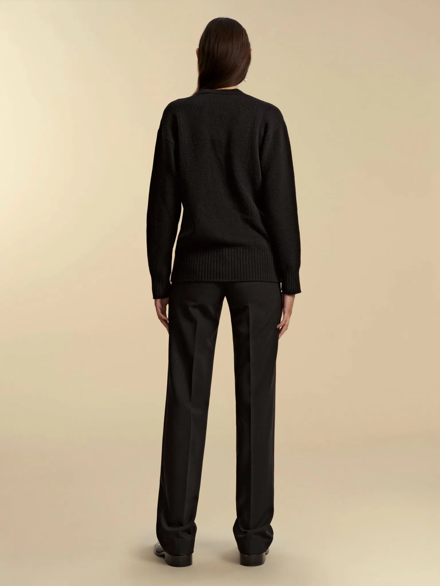 Waisted Cashmere Wool Cardigan sold by Marina Moscone product image thumbnail 4