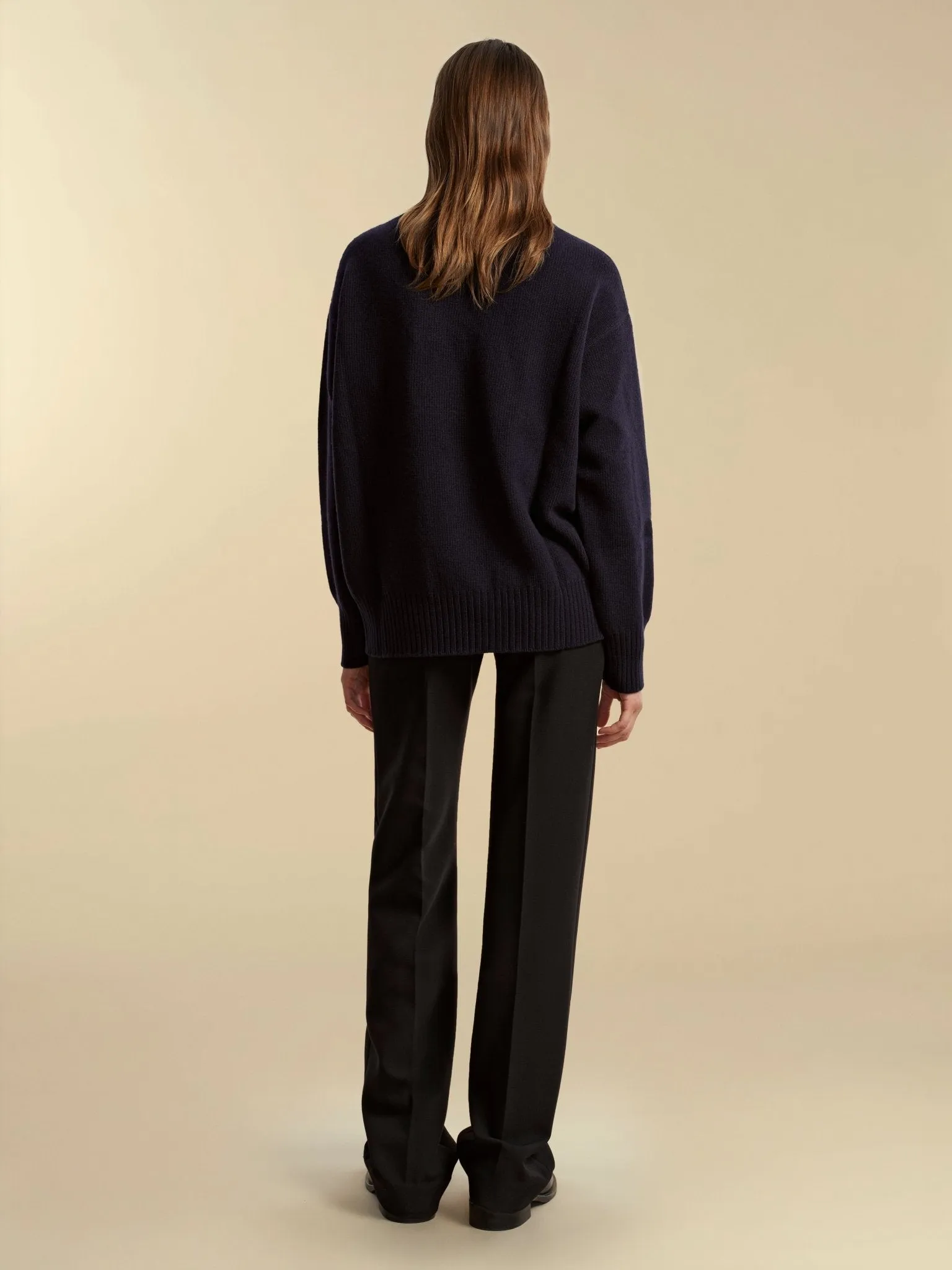 Funnel Neck Cashmere Wool Pullover sold by Marina Moscone product image thumbnail 2