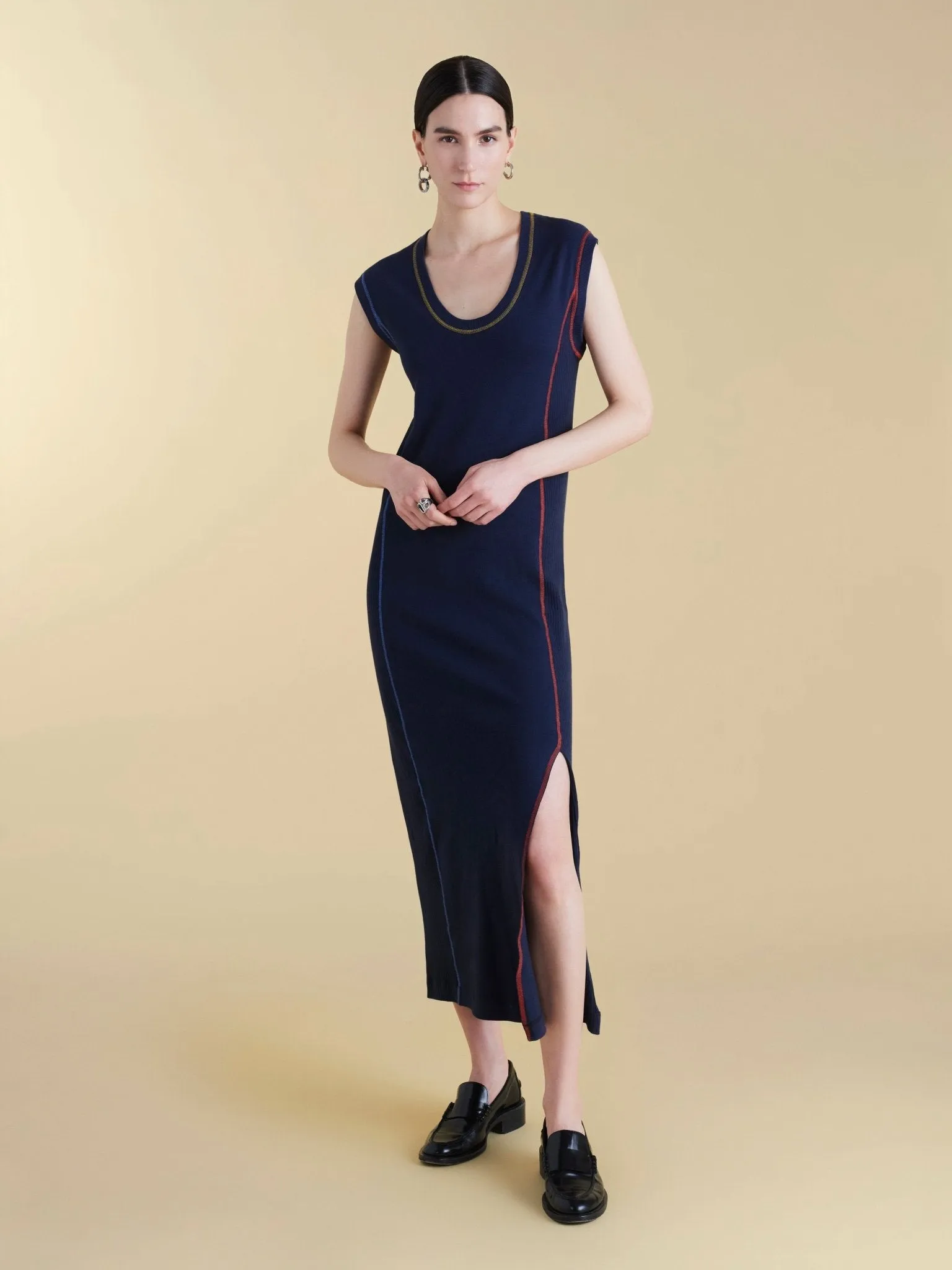 U-Neck Cotton T-Shirt Dress sold by Marina Moscone