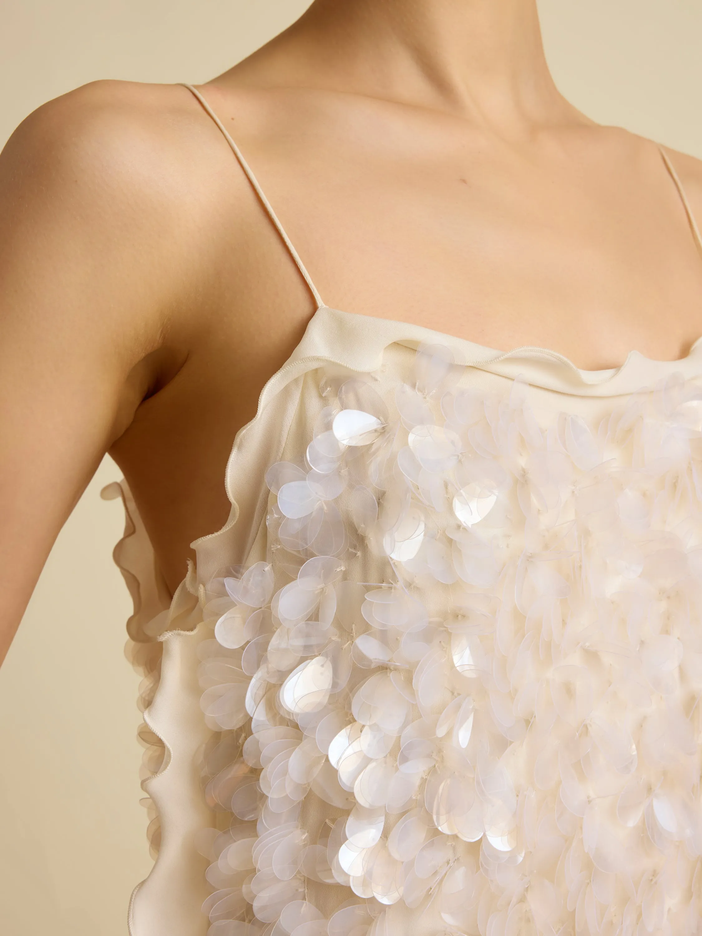 Paillette Camisole sold by Marina Moscone product image thumbnail 5