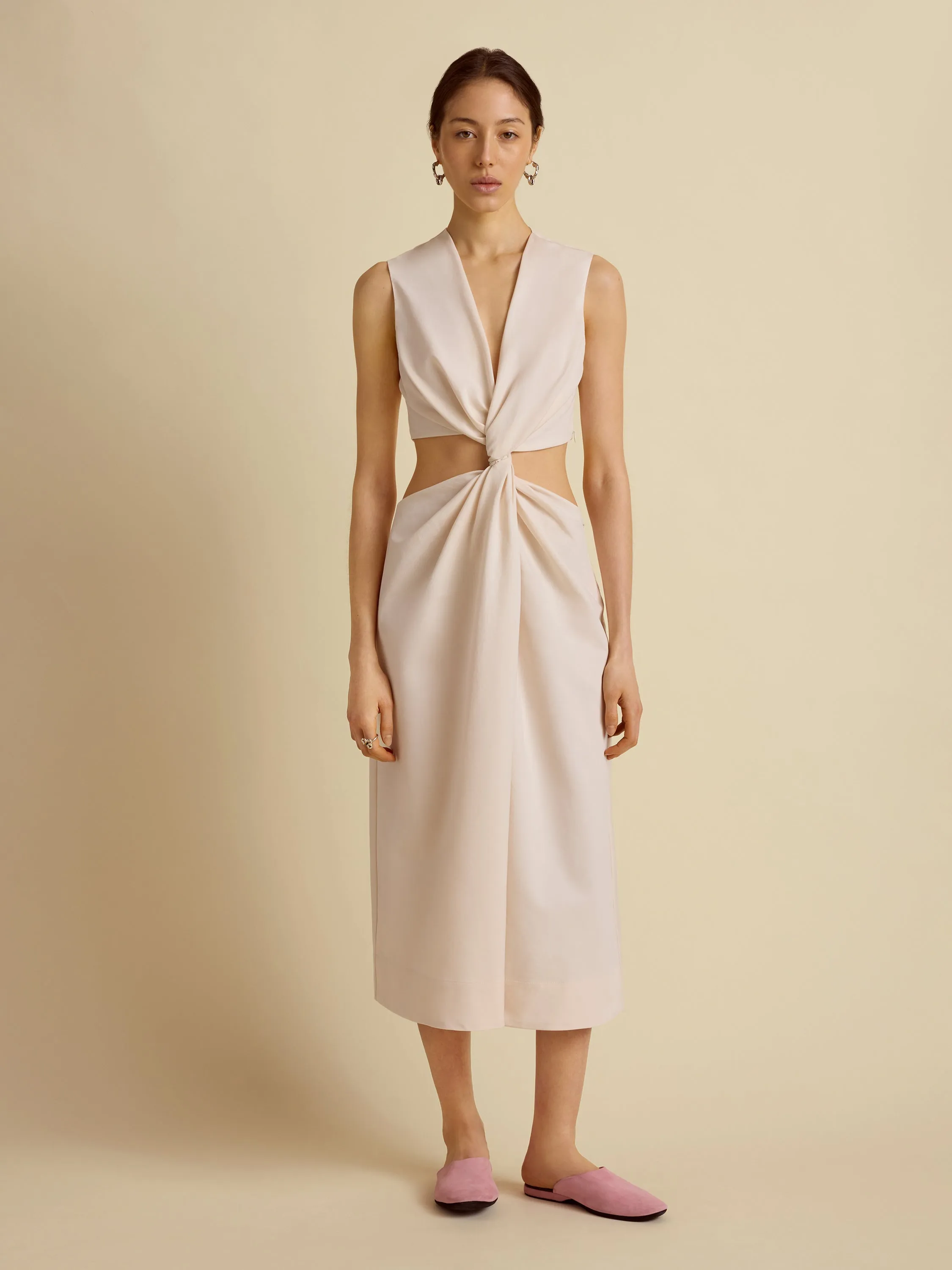 Cotton Twist Dress sold by Marina Moscone