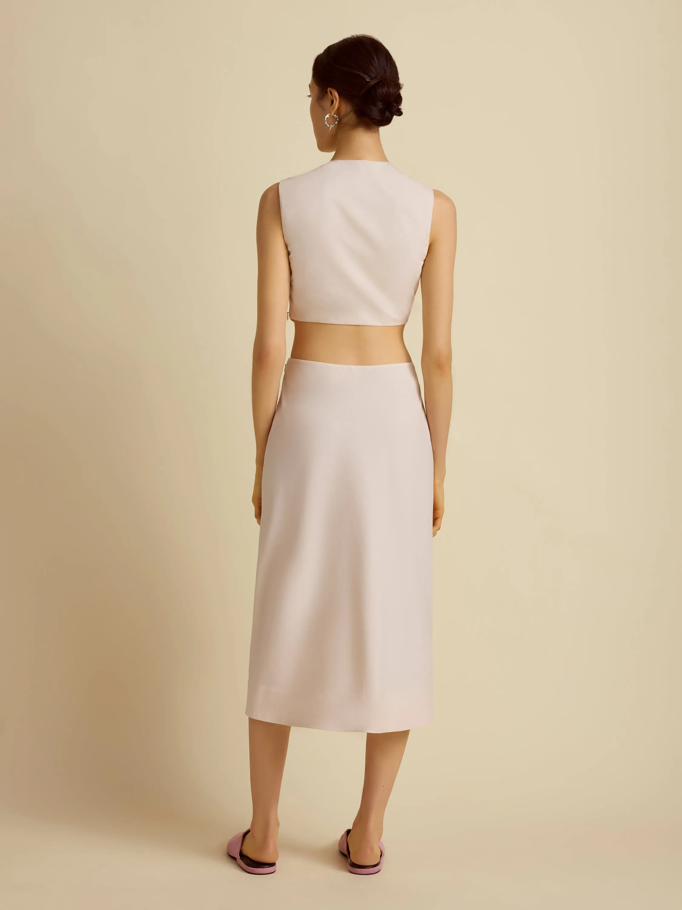 Cotton Twist Dress sold by Marina Moscone product image thumbnail 3