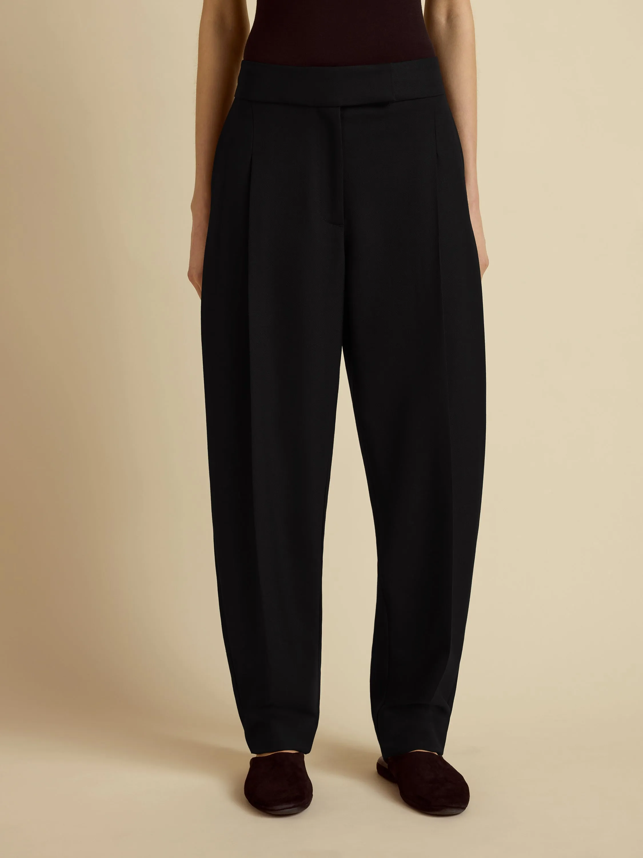 Tailored Cocoon Trouser sold by Marina Moscone