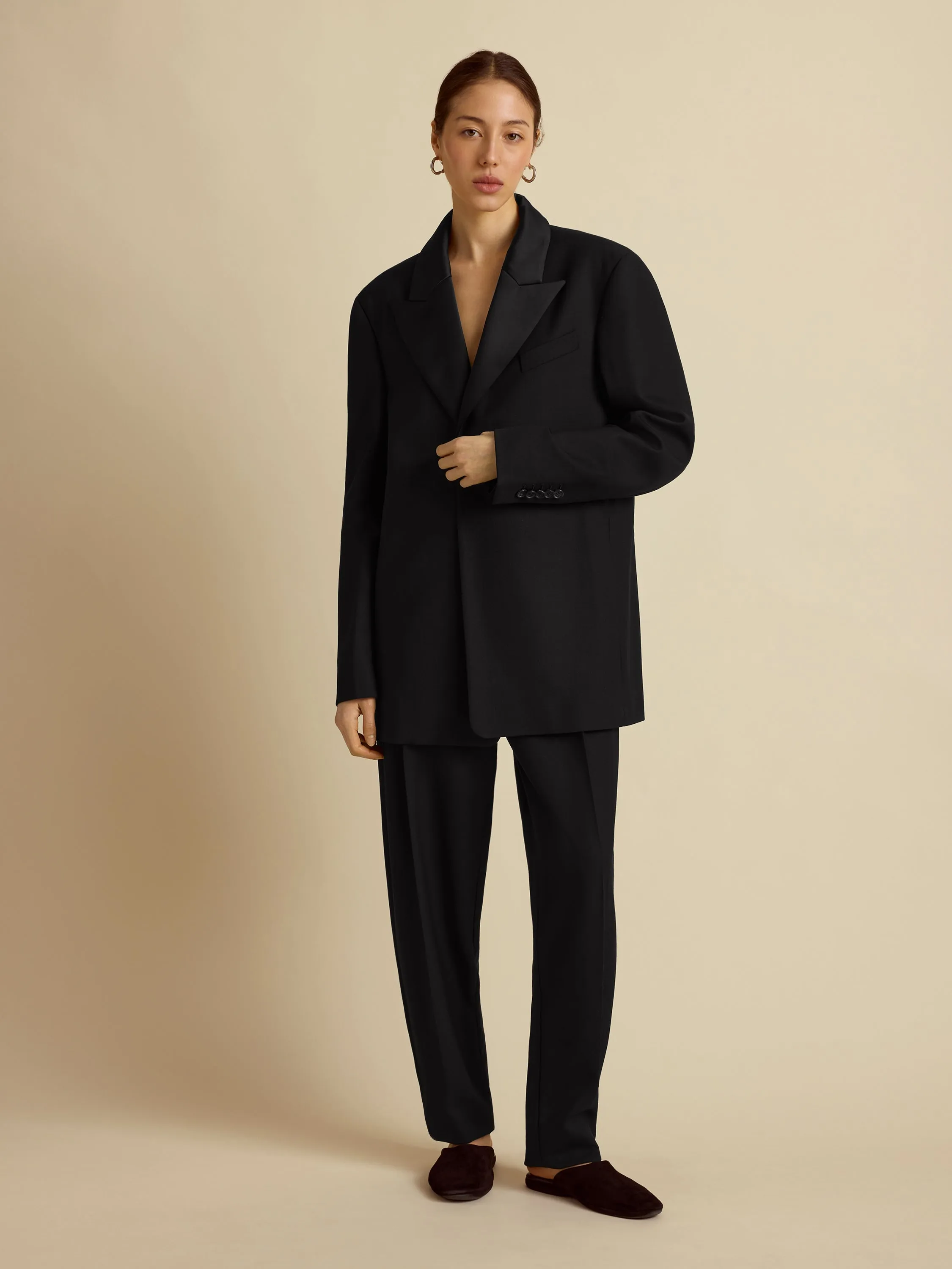 Boyfriend Blazer with Belt sold by Marina Moscone product image thumbnail 5