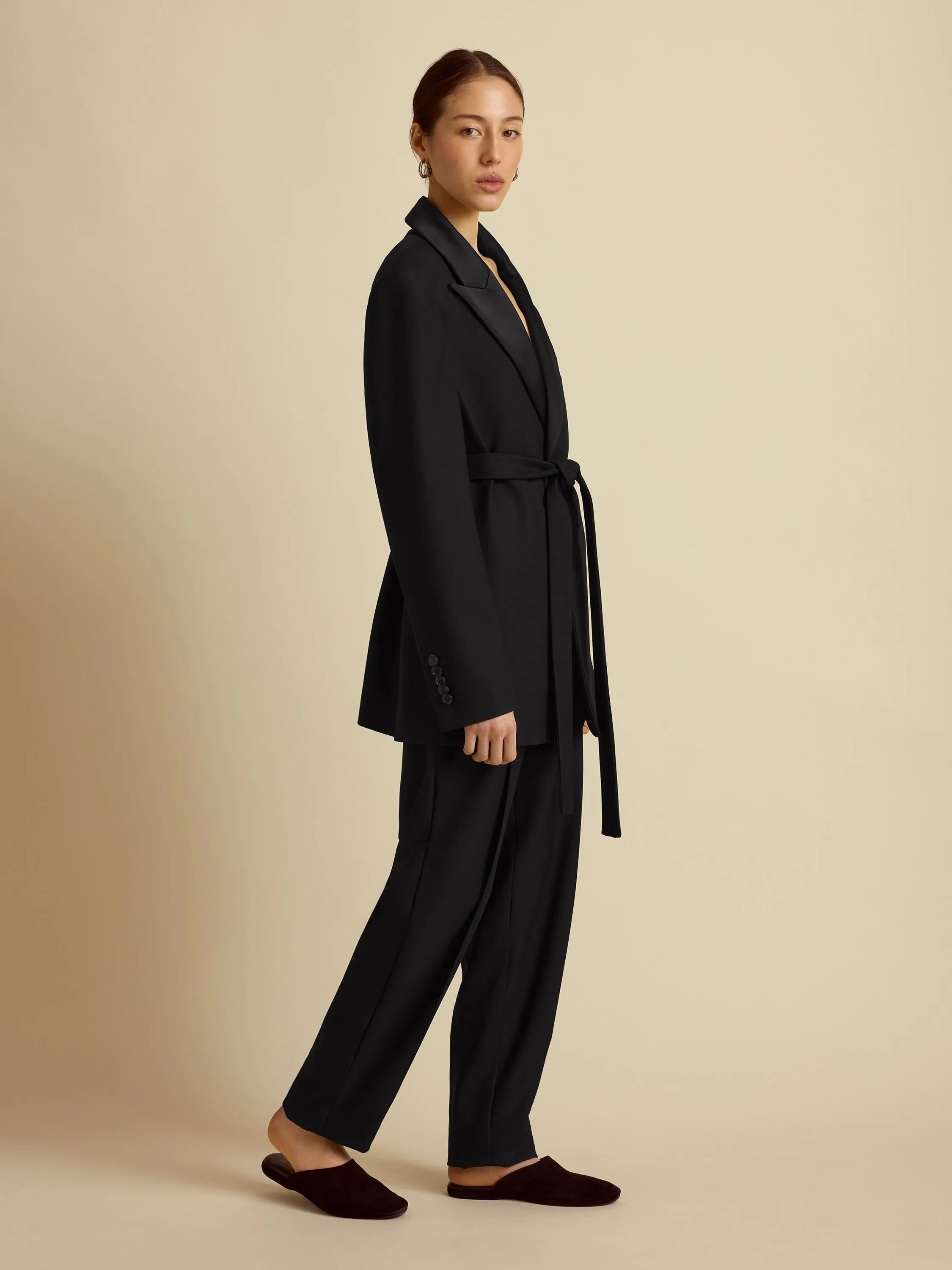 Boyfriend Blazer with Belt sold by Marina Moscone product image thumbnail 3