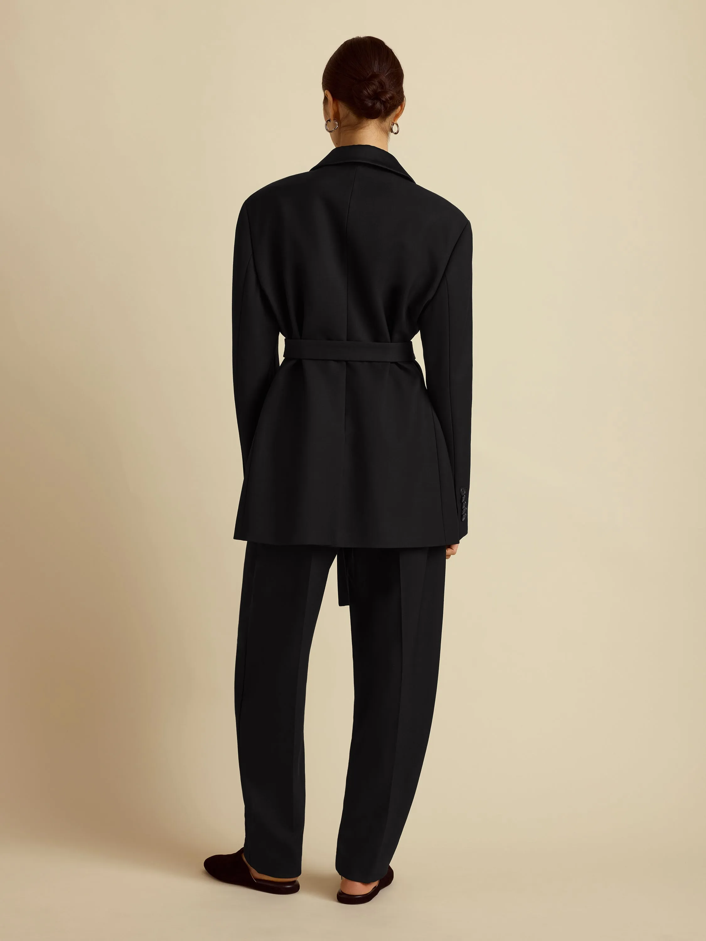 Boyfriend Blazer with Belt sold by Marina Moscone product image thumbnail 4