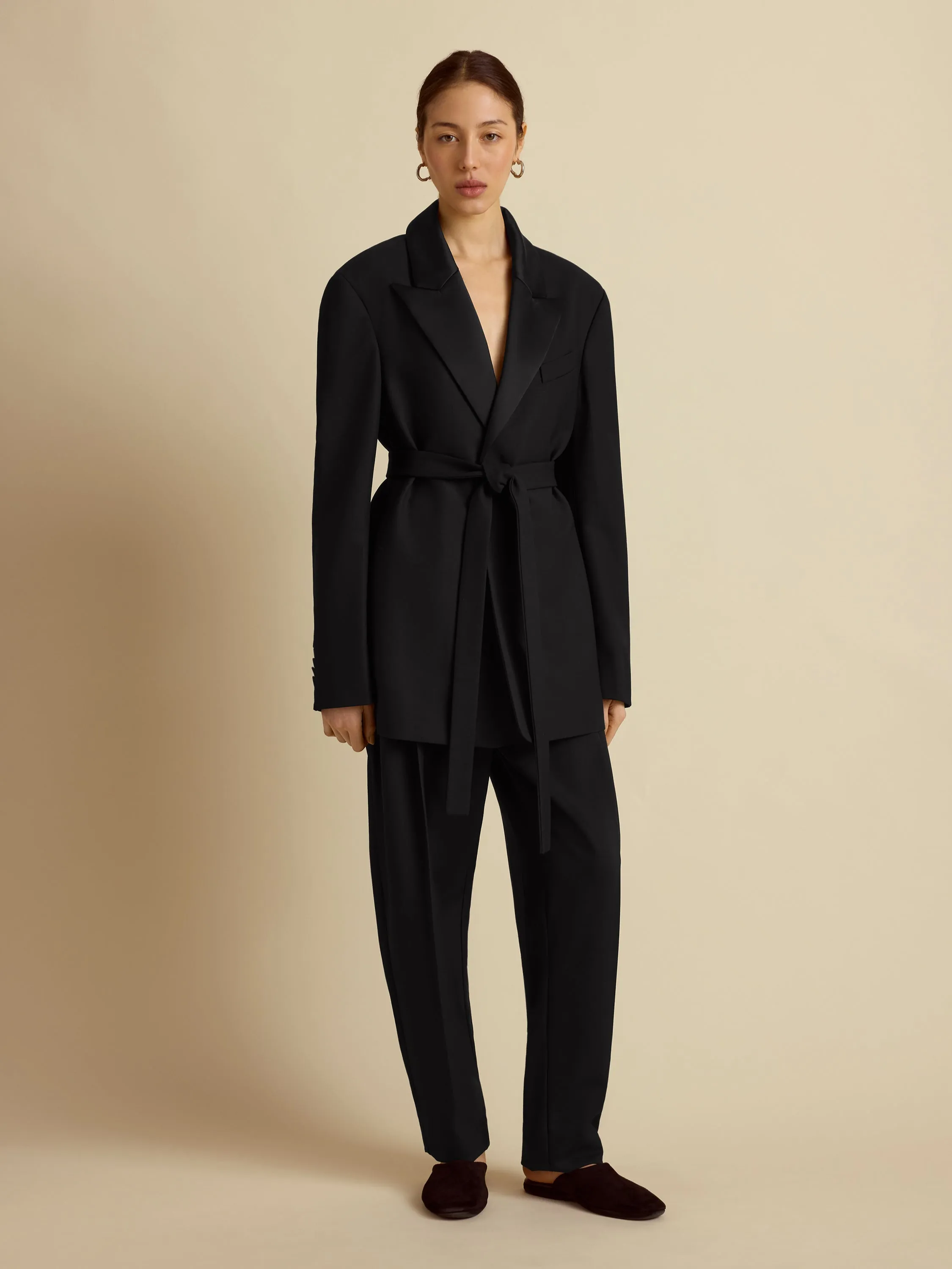 Boyfriend Blazer with Belt sold by Marina Moscone product image thumbnail 2