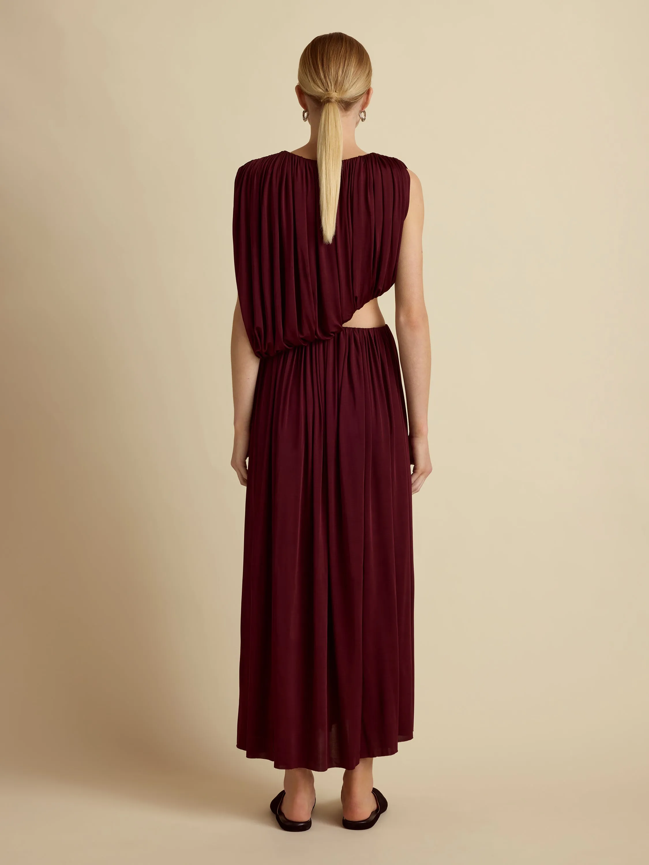 Draped Jersey Dress sold by Marina Moscone product image thumbnail 3