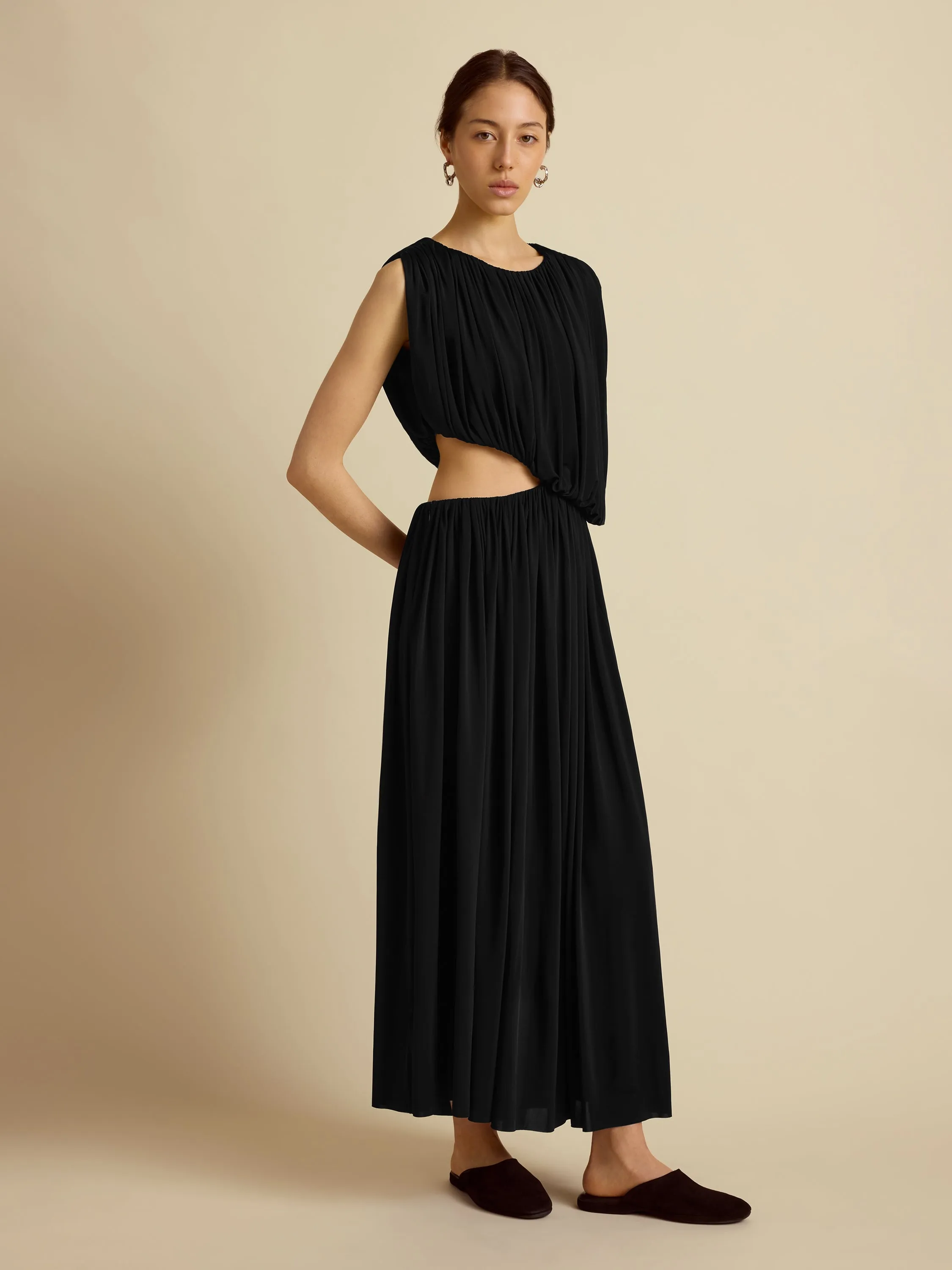 Draped Jersey Dress sold by Marina Moscone product image thumbnail 2