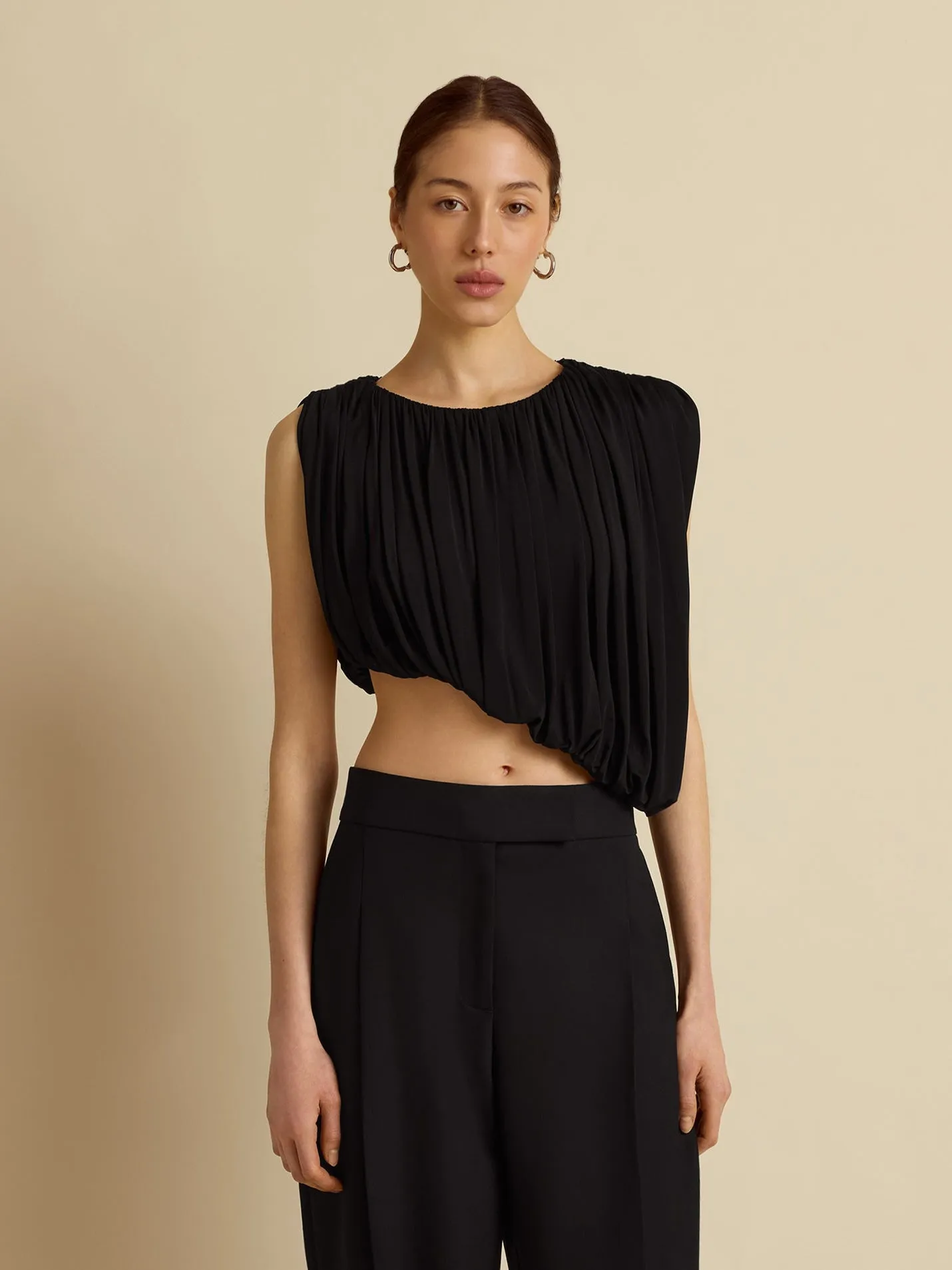 Draped Jersey Top sold by Marina Moscone
