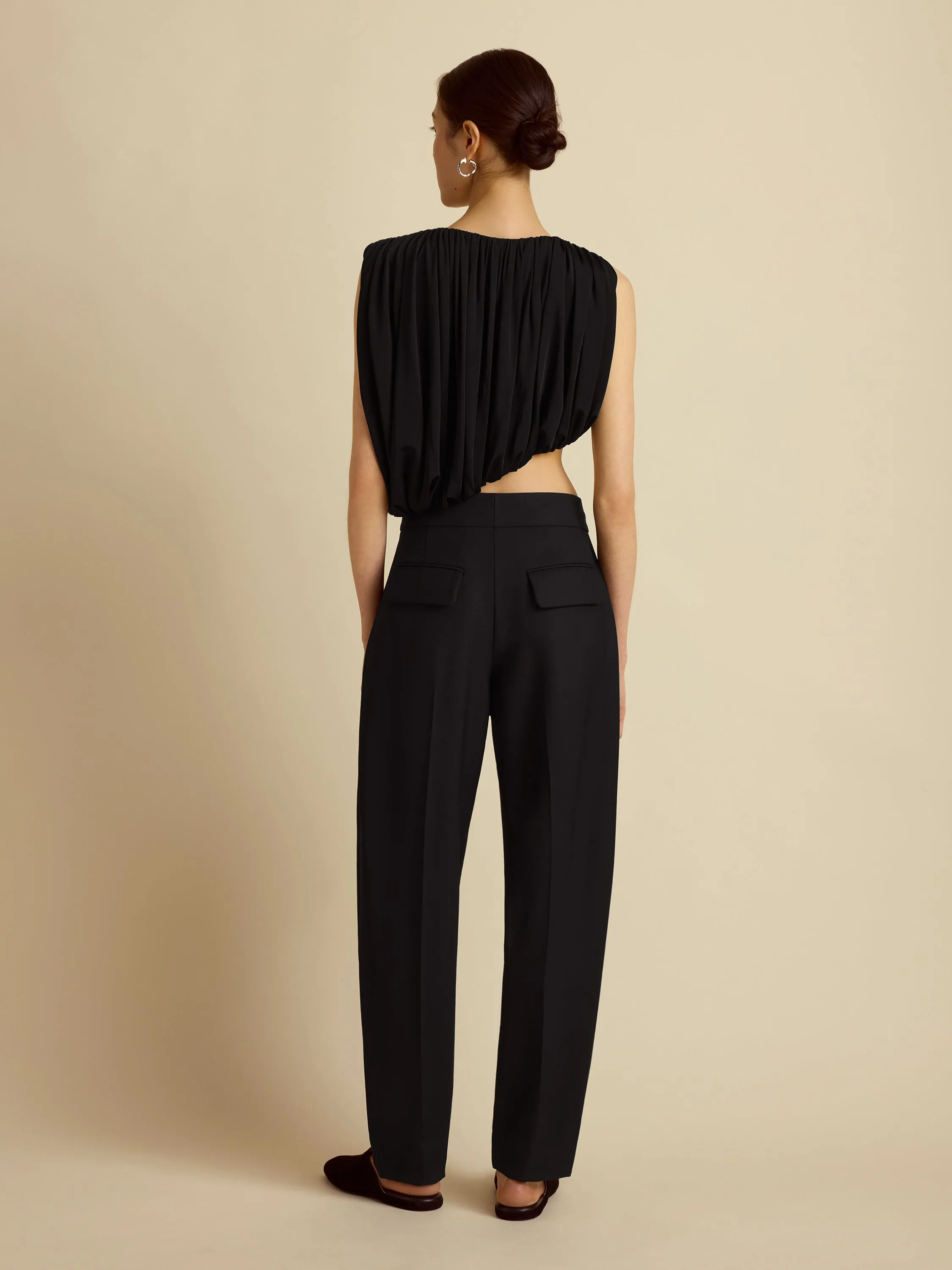 Draped Jersey Top sold by Marina Moscone product image thumbnail 4