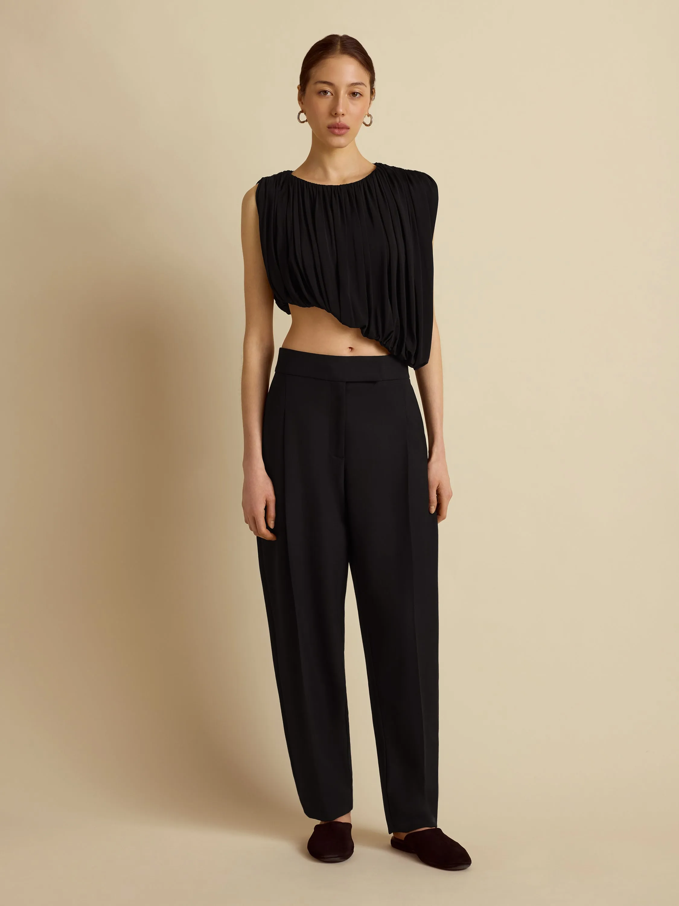 Draped Jersey Top sold by Marina Moscone product image thumbnail 2