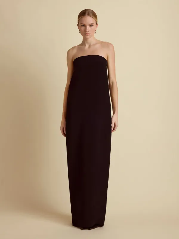 Strapless Cocoon Dress made by Marina Moscone