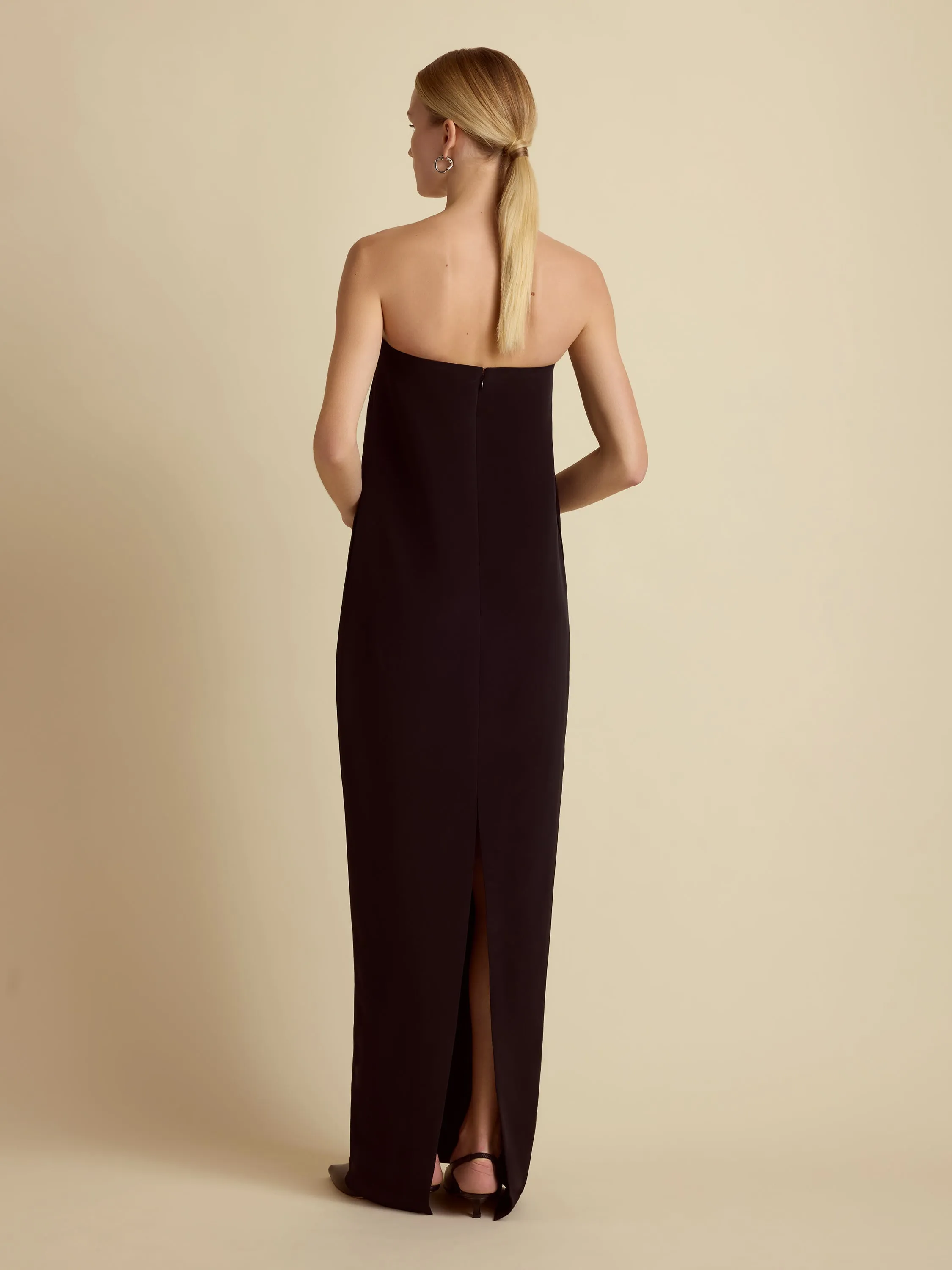 Strapless Cocoon Dress sold by Marina Moscone product image thumbnail 3