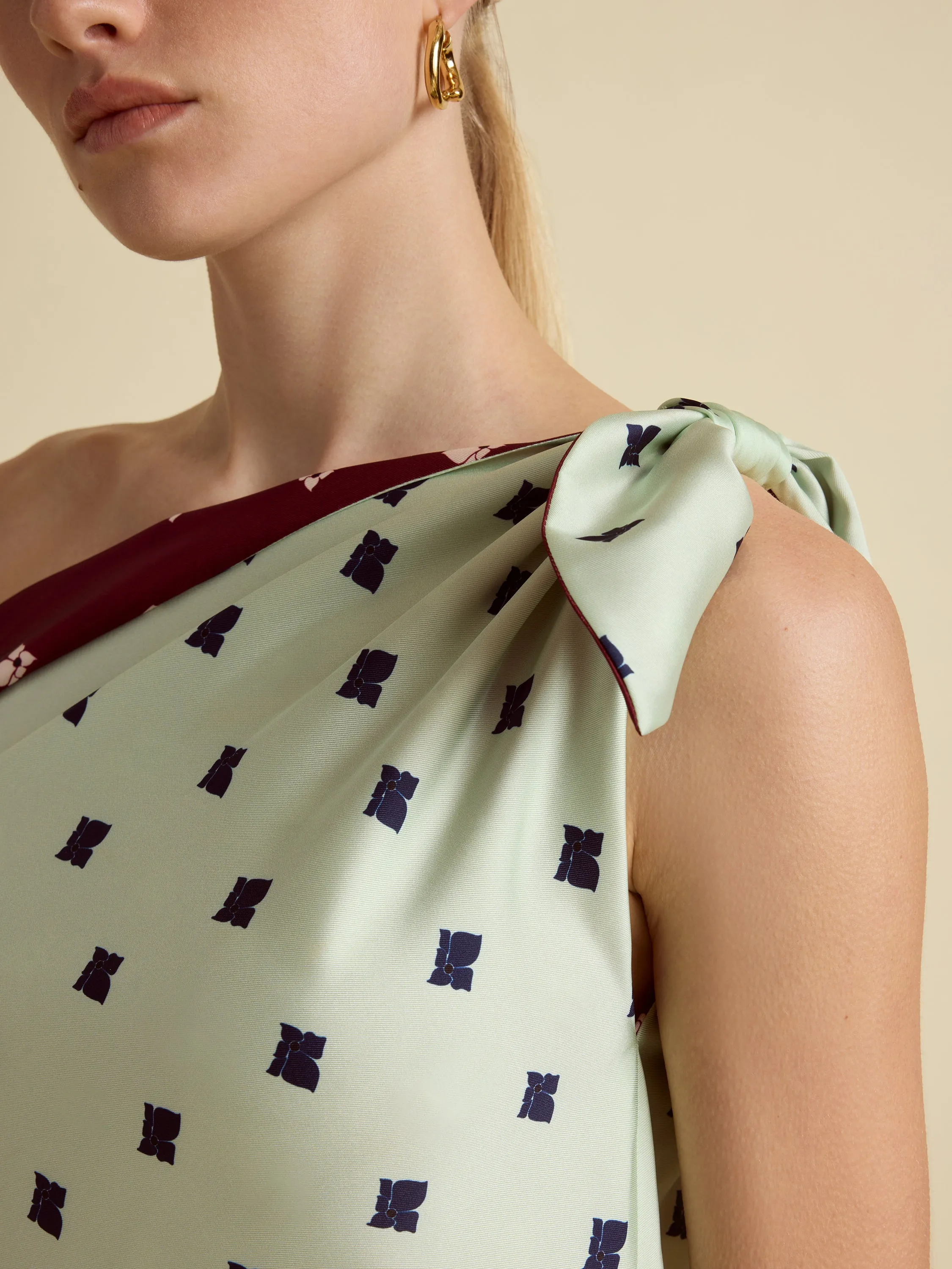 Floral Tabard Tie Tunic sold by Marina Moscone product image thumbnail 5