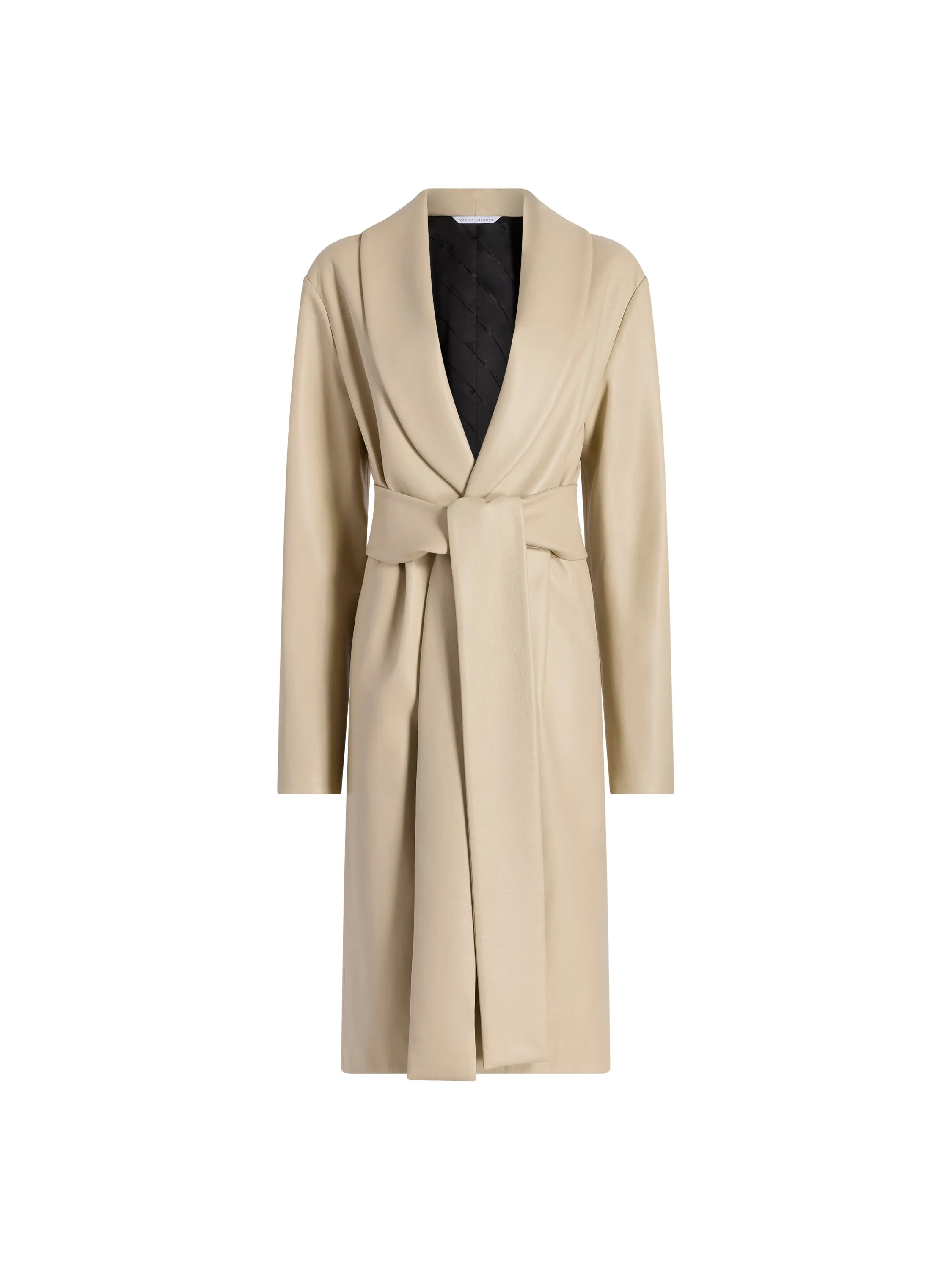 Leather Robe Coat sold by Marina Moscone product image thumbnail 5