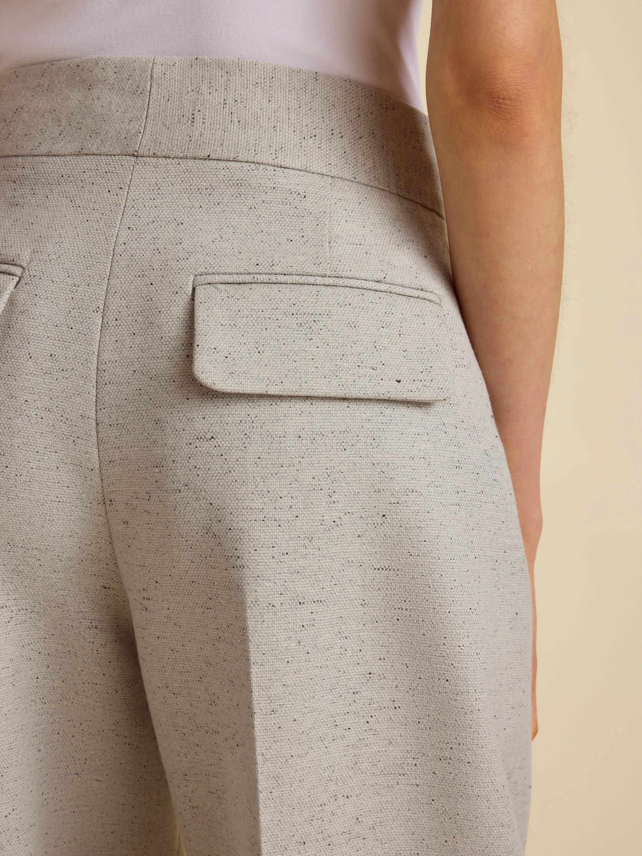 Cotton Silk Cocoon Trouser sold by Marina Moscone product image thumbnail 5