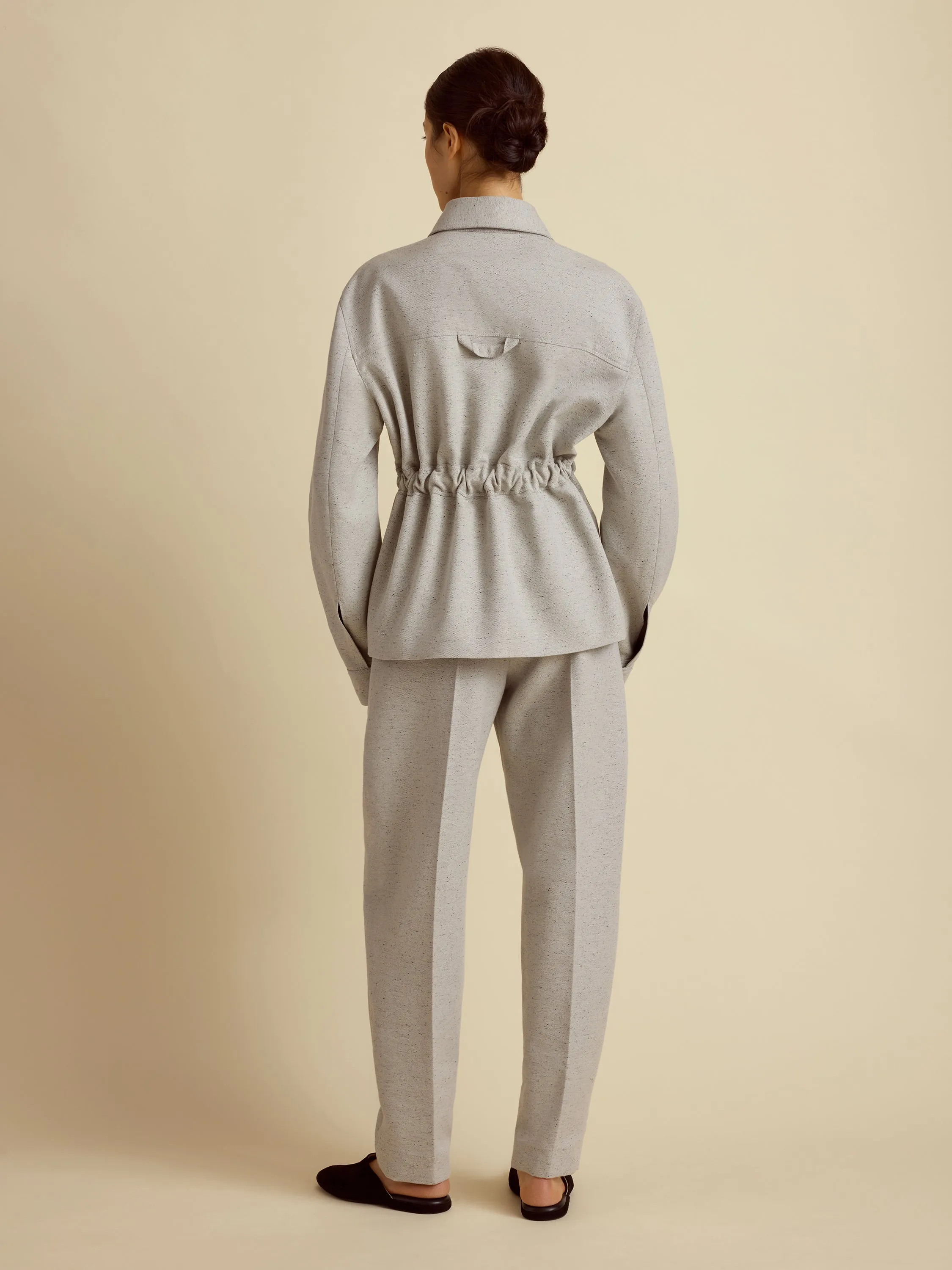 Cotton Silk Cocoon Trouser sold by Marina Moscone product image thumbnail 3