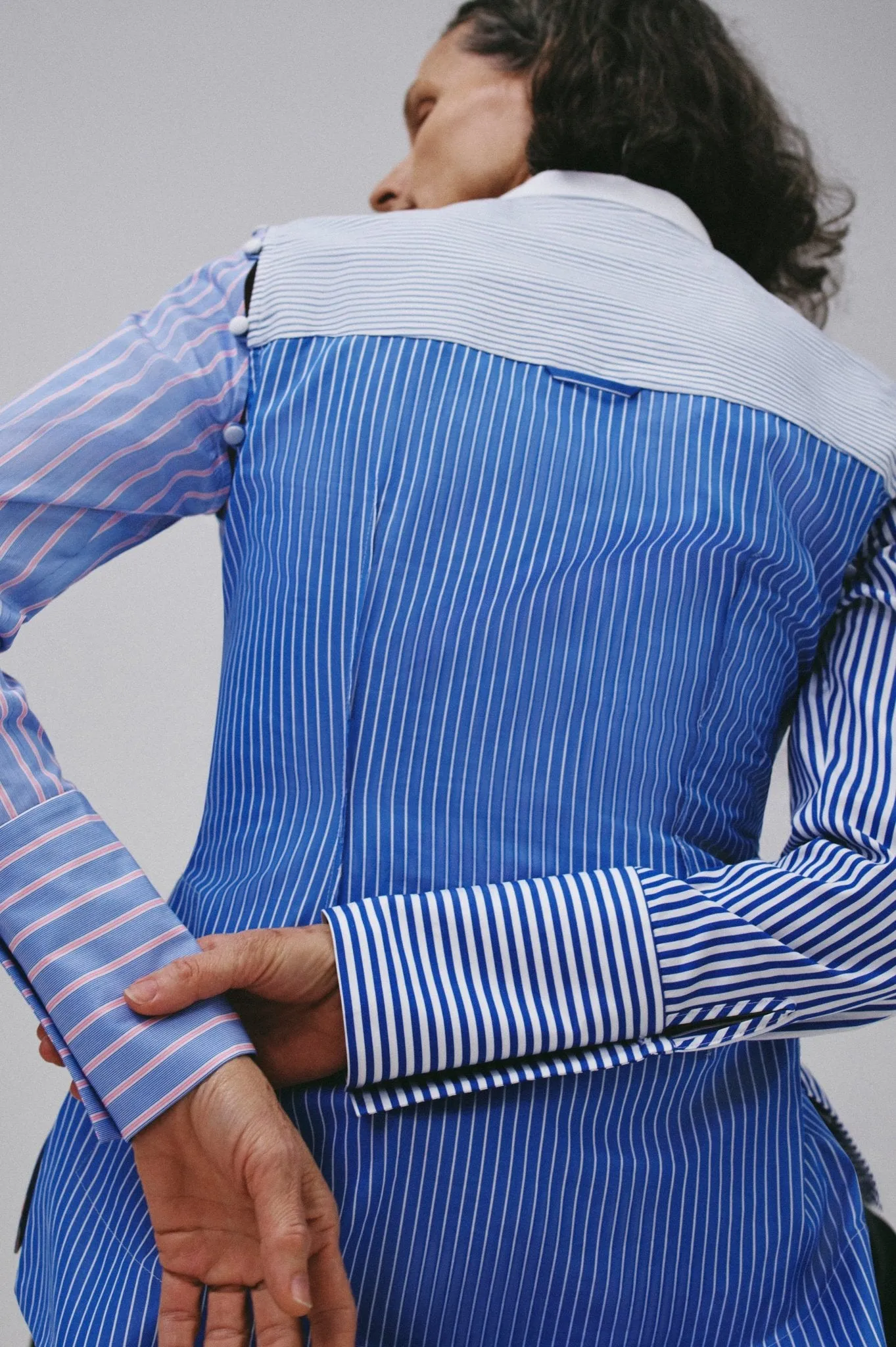 Cotton Shirt with Button-Out Sleeves sold by Marina Moscone product image thumbnail 3