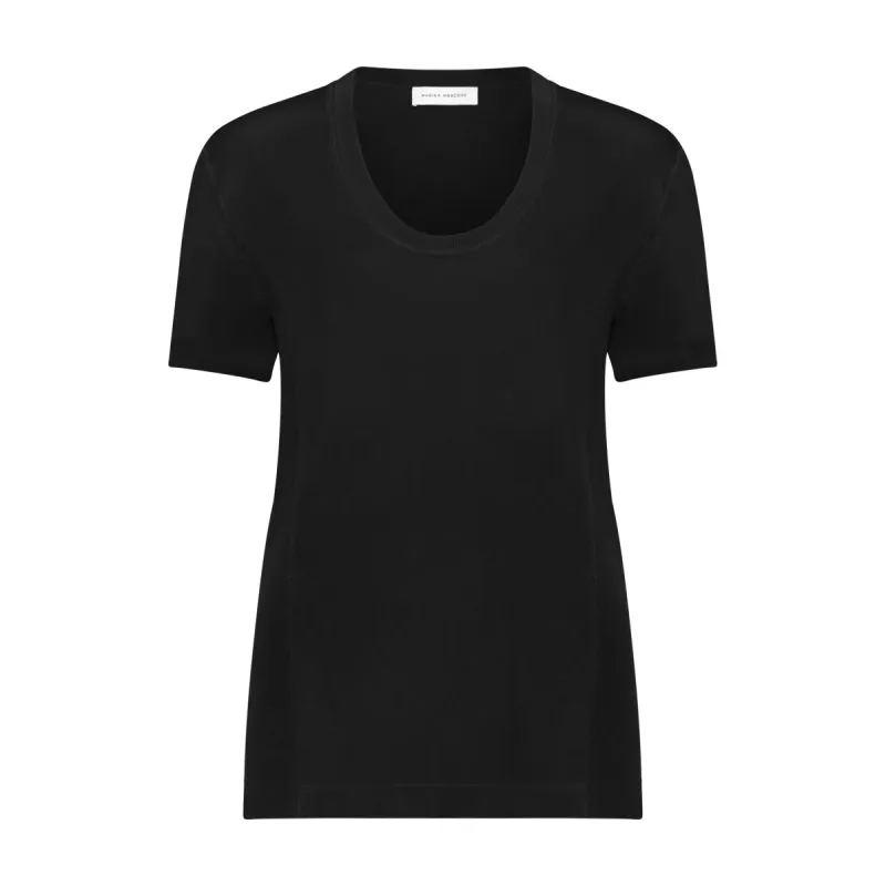 U-Neck Cotton Boyfriend T-Shirt sold by Marina Moscone