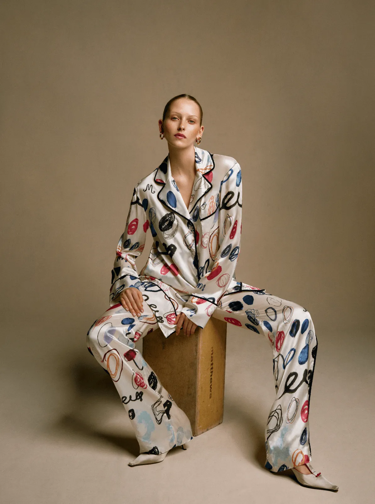 Longsleeve Satin Twill Top sold by Marina Moscone product image thumbnail 5