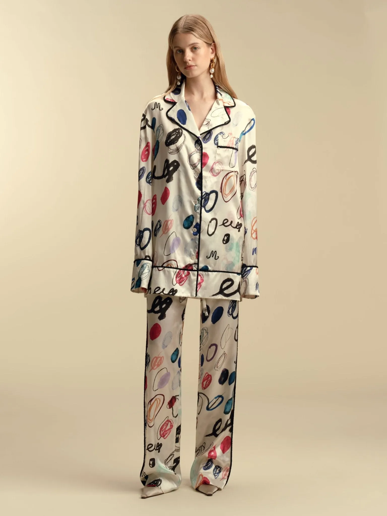 Longsleeve Satin Twill Top sold by Marina Moscone product image thumbnail 2