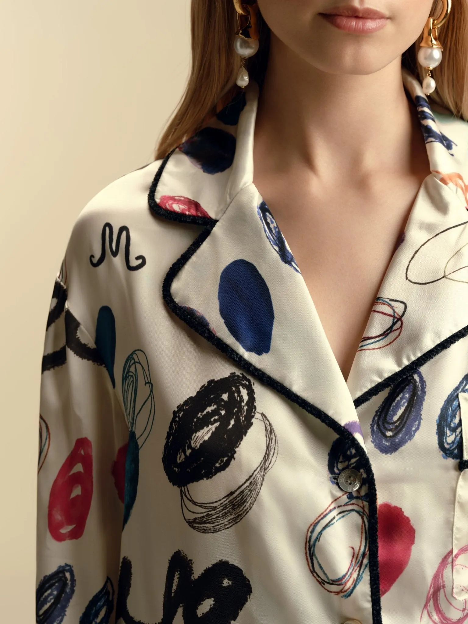 Longsleeve Satin Twill Top sold by Marina Moscone product image thumbnail 4