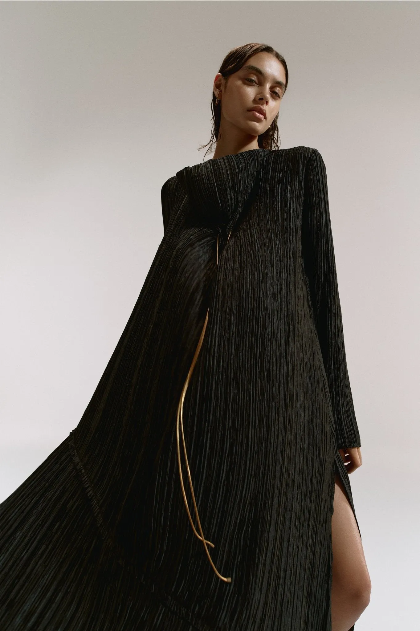 Plissé Tabard Dress sold by Marina Moscone product image thumbnail 3