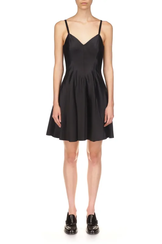 Mini Satin Swing Dress sold by Marina Moscone