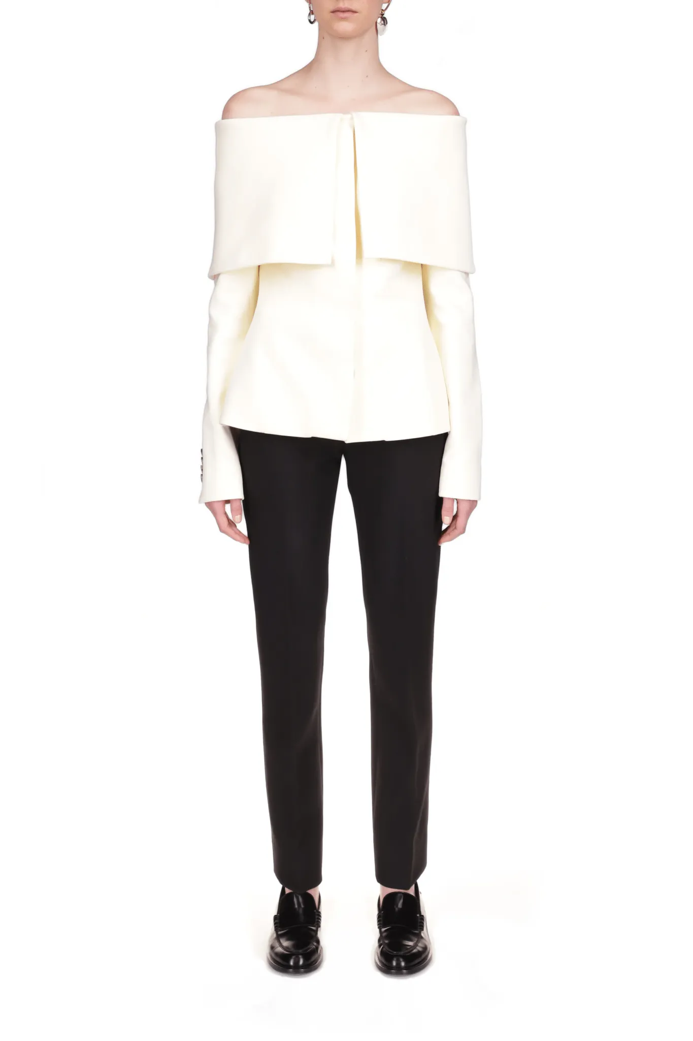 Tailored Jacket with Foldover Shawl sold by Marina Moscone product image thumbnail 3