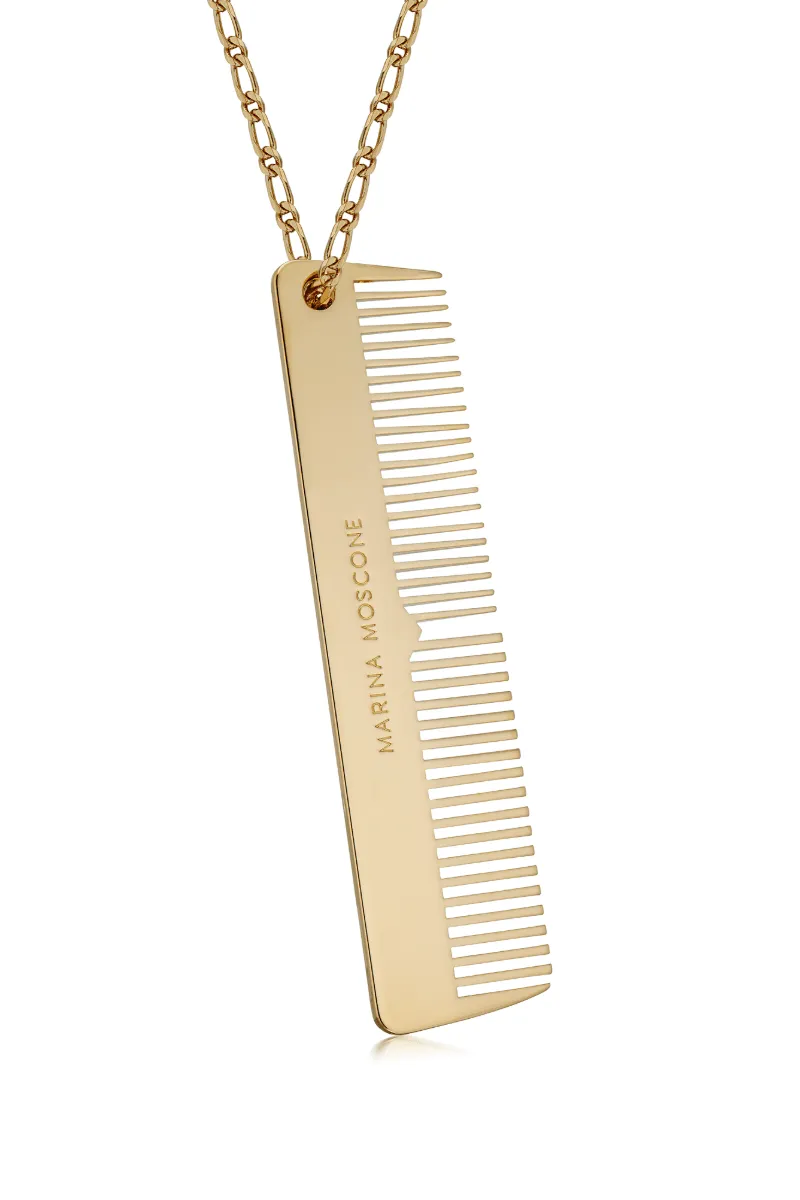 Gold Comb Necklace sold by Marina Moscone product image thumbnail 4